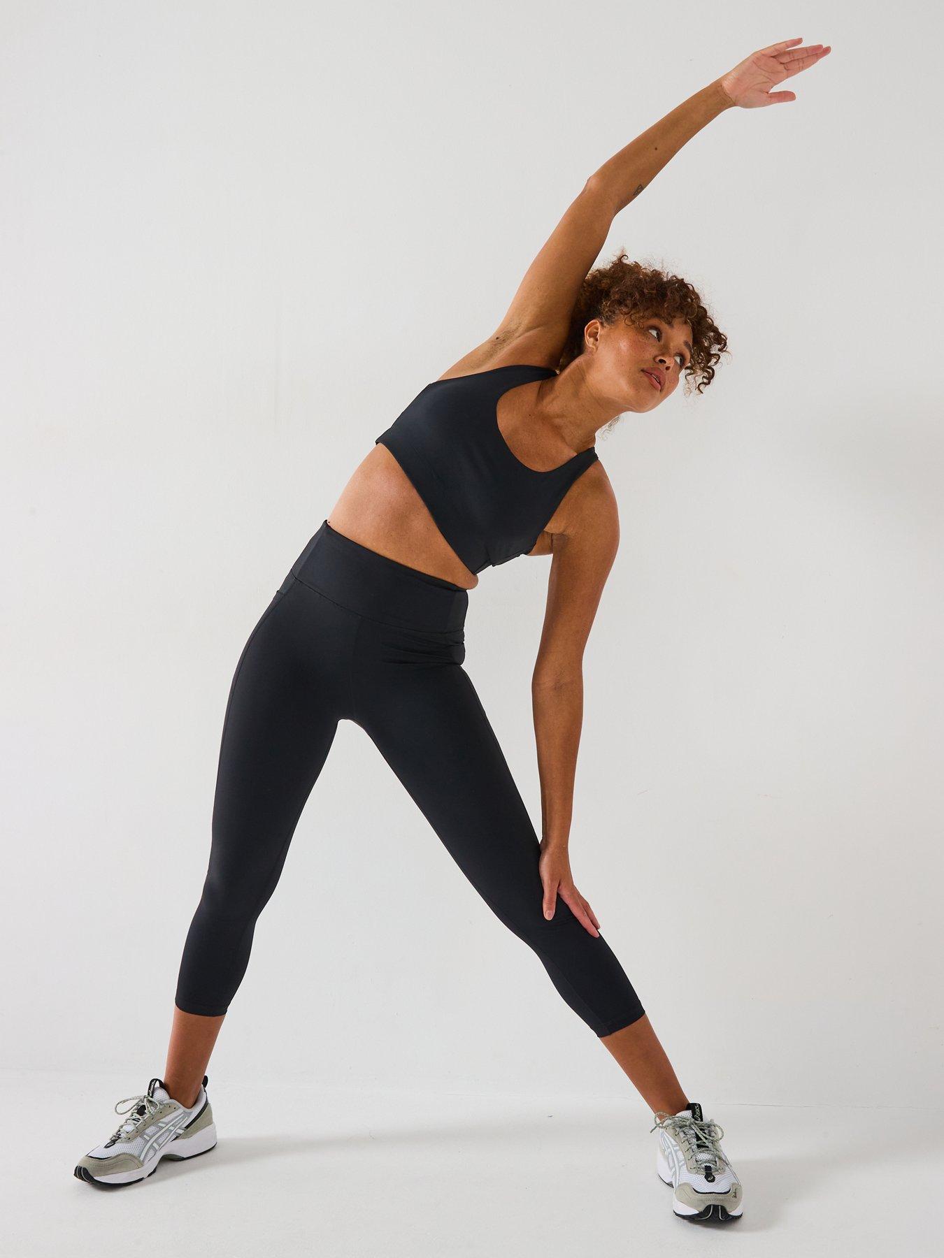 Image 3 of 6 of Gym + Coffee Womens Training Relentless Bra - Black