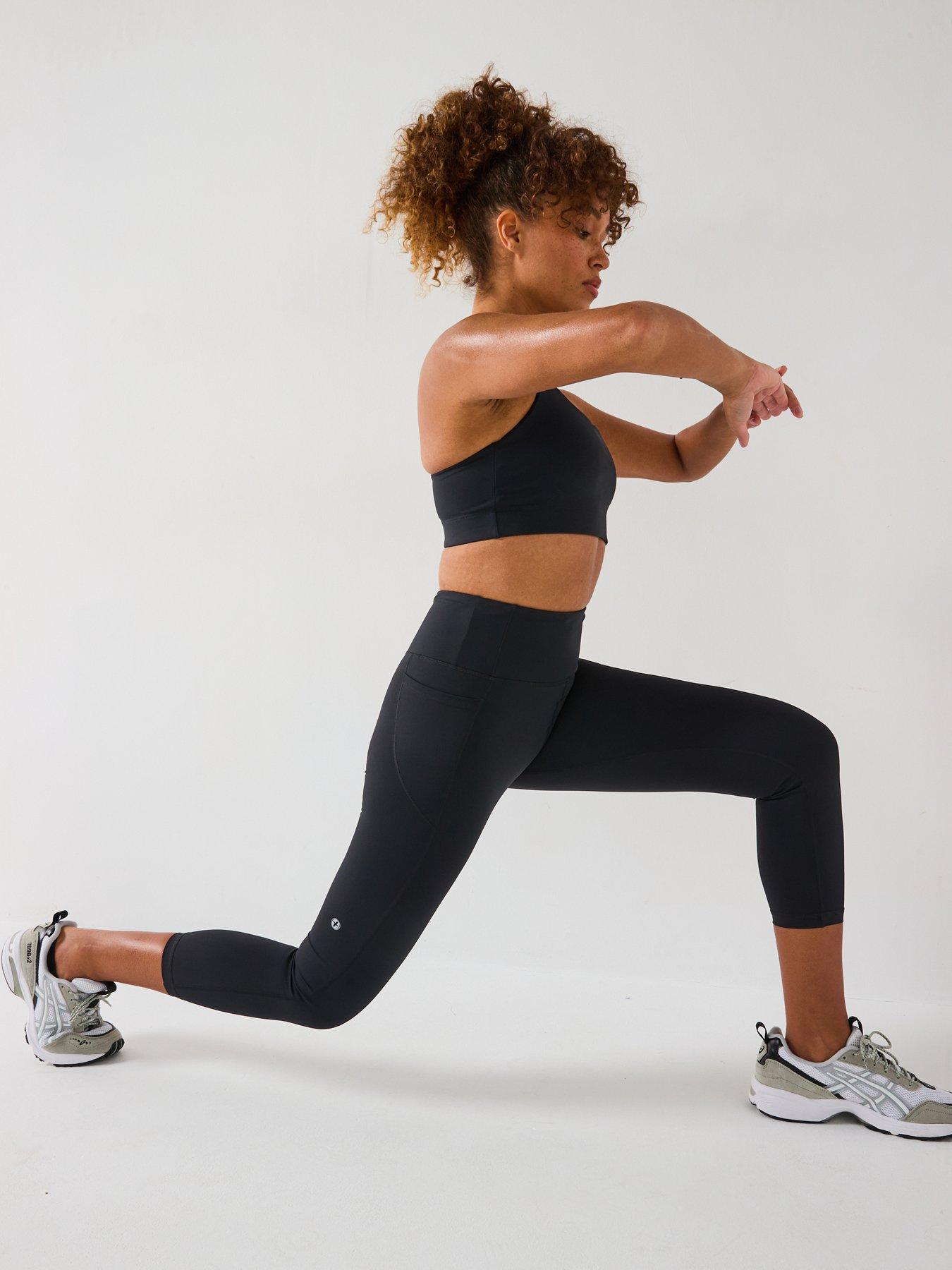 Image 5 of 6 of Gym + Coffee Womens Training Relentless Bra - Black
