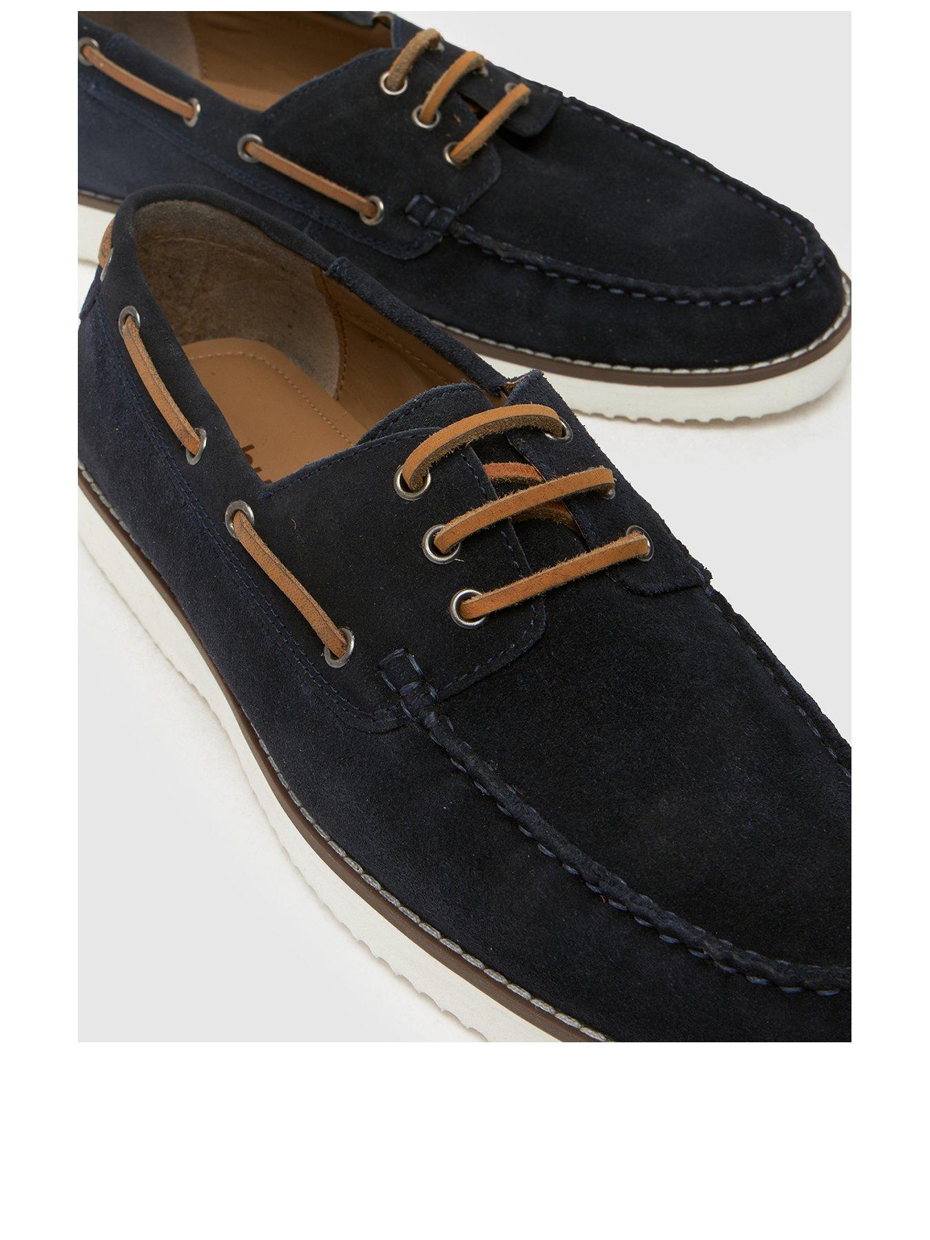 Image 3 of 4 of Schuh Rick White Sole Boat Shoes - Blue