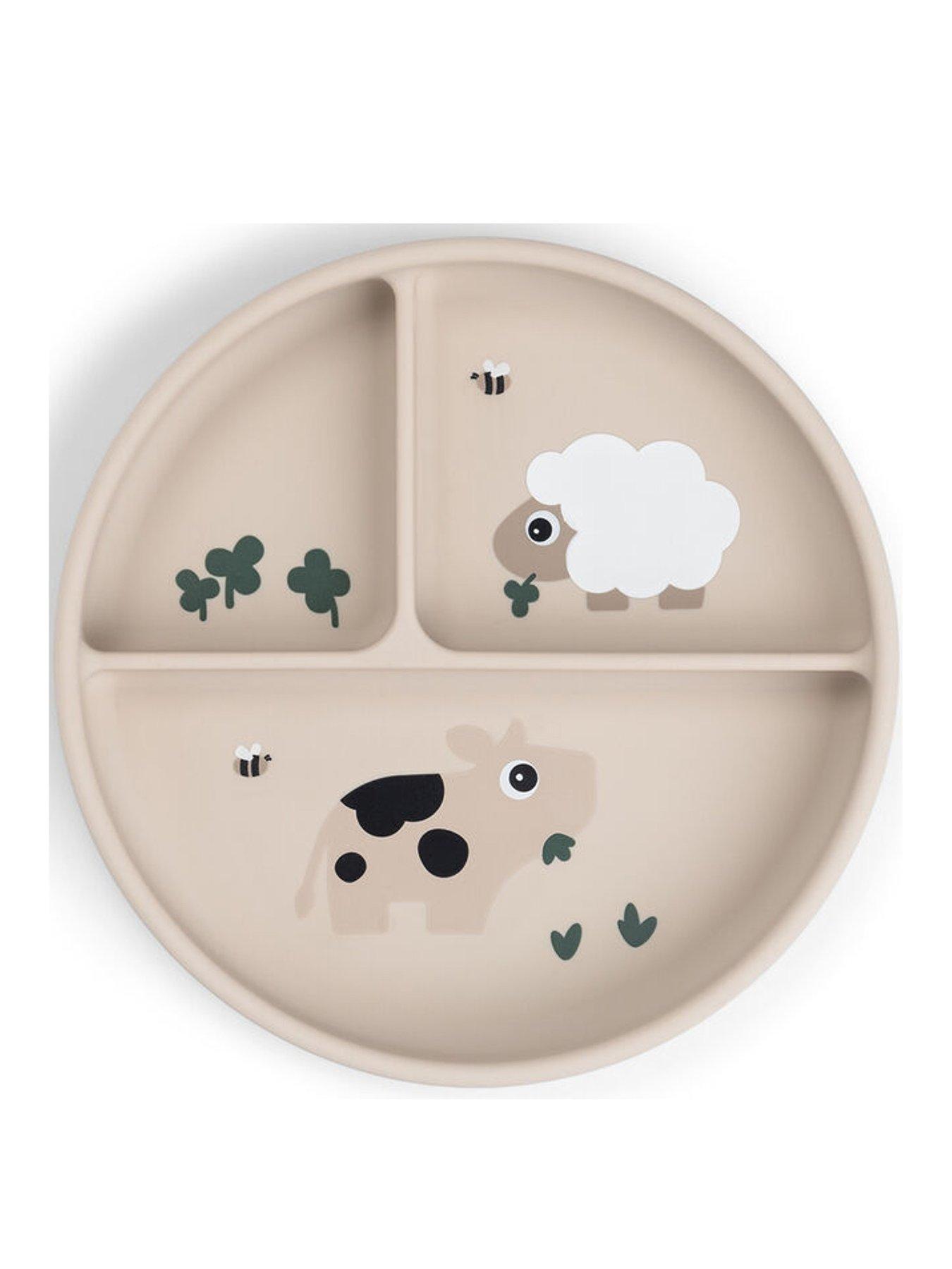 Image 2 of 3 of Done by Deer Stick and stay compartment plate Tiny Farm