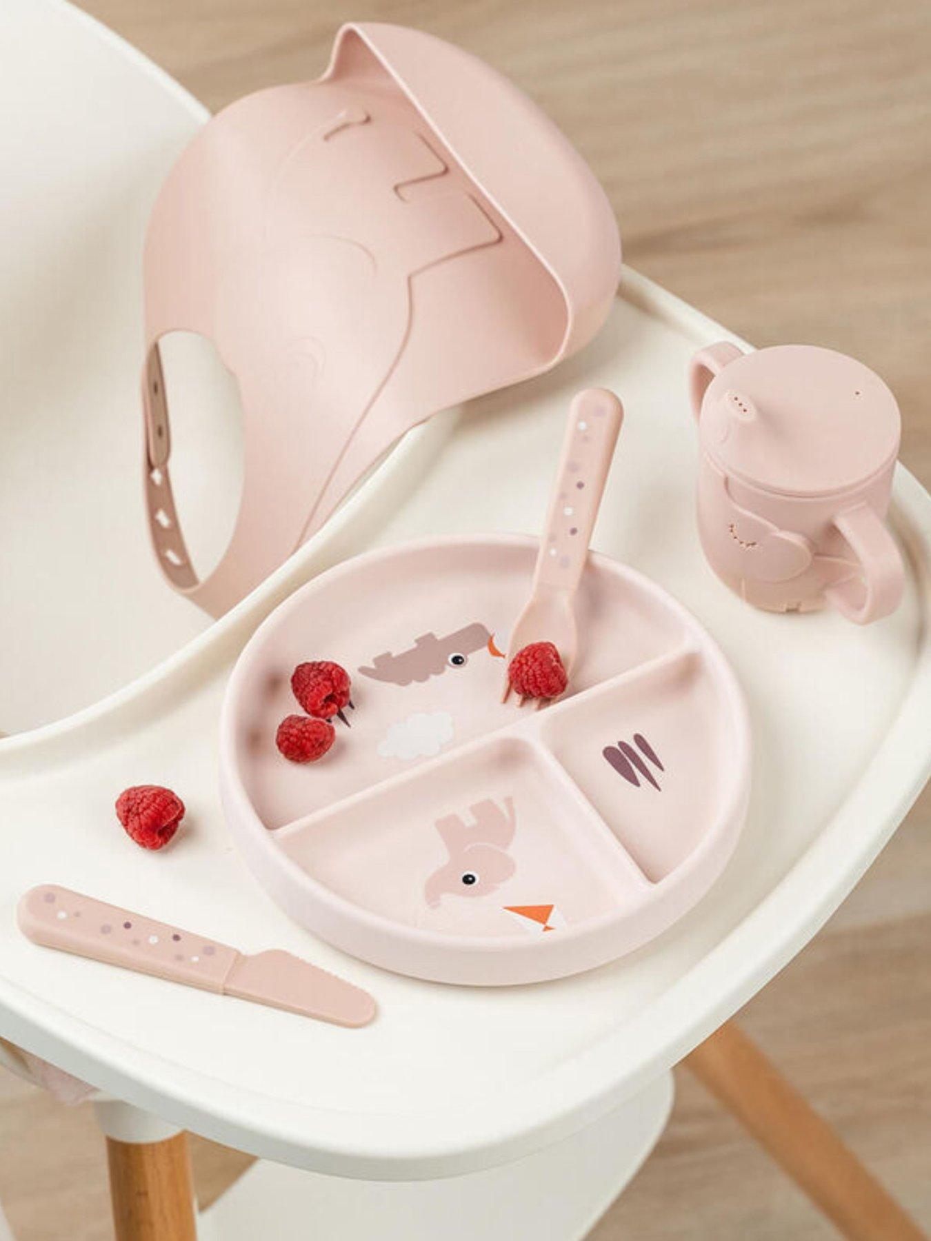 Image of Done by Deer Silicone Stick and Stay compartment plate Playground