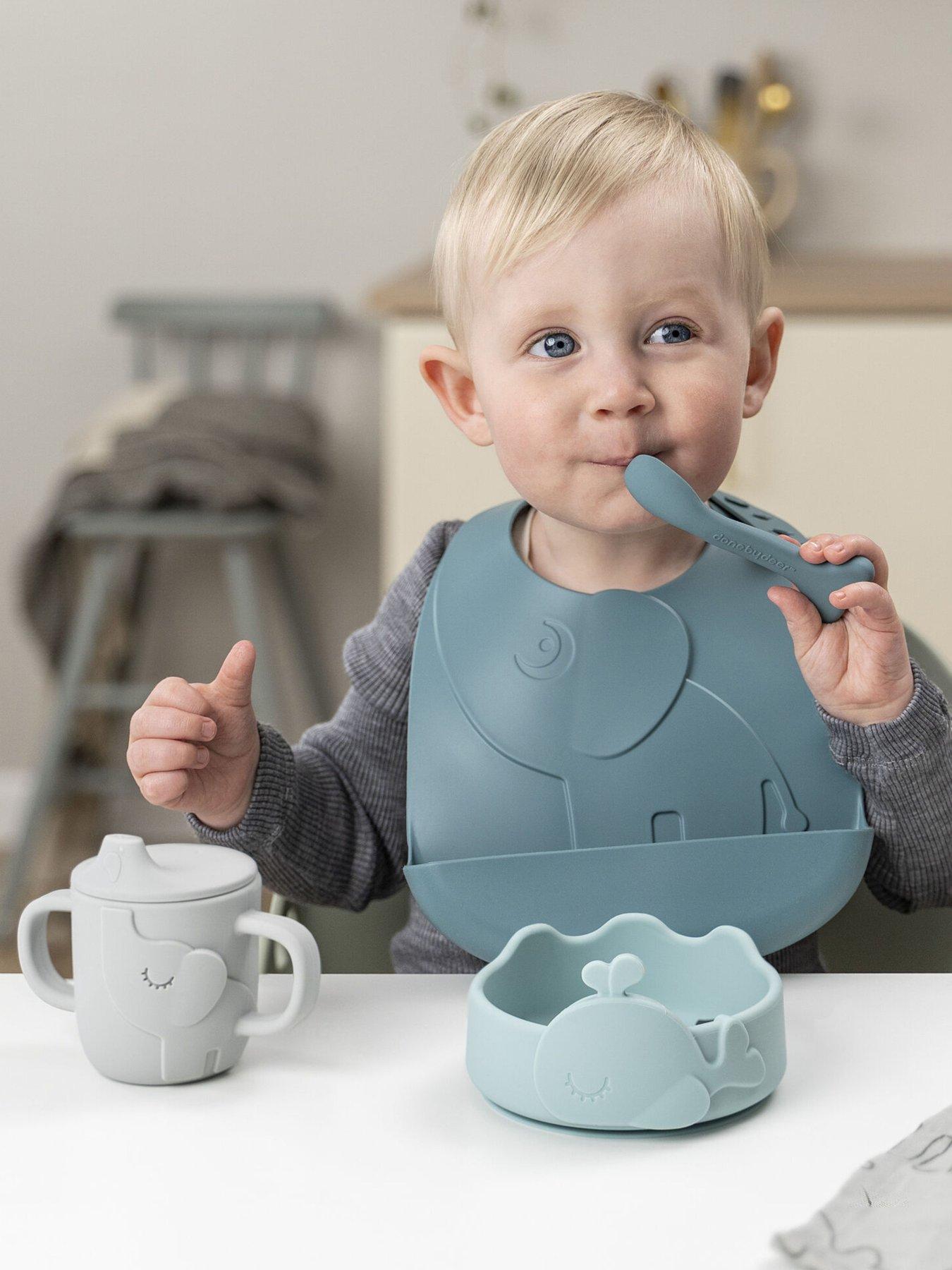 undefined Silicone Bowl and Spoon Set Wally