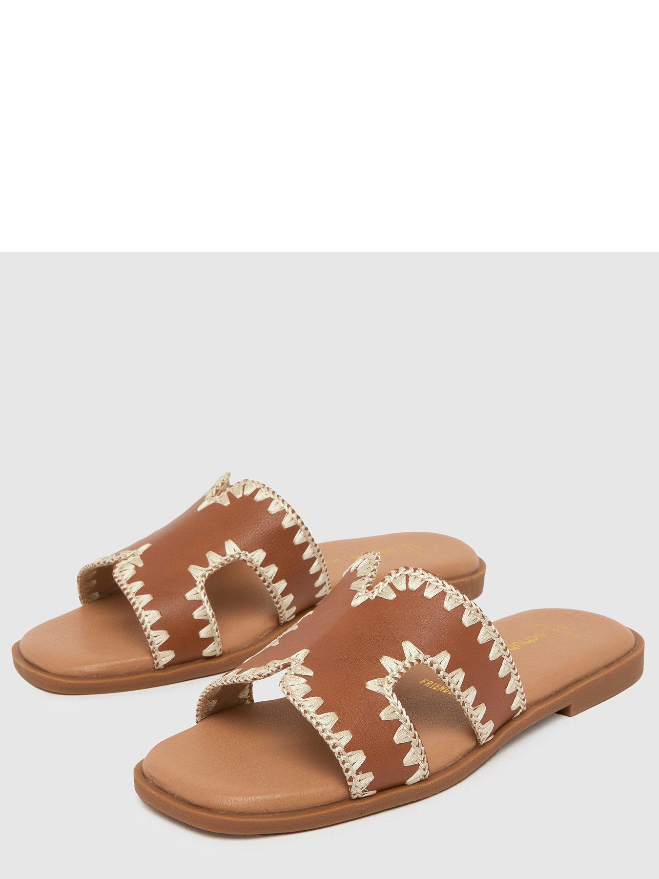 Image 4 of 4 of Schuh Taken Mule Junior Sandal - Brown