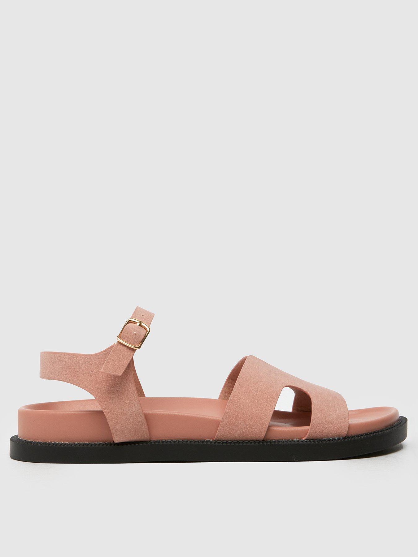 Image 1 of 4 of Schuh Youth Tippi Footbed Sandals - Pink