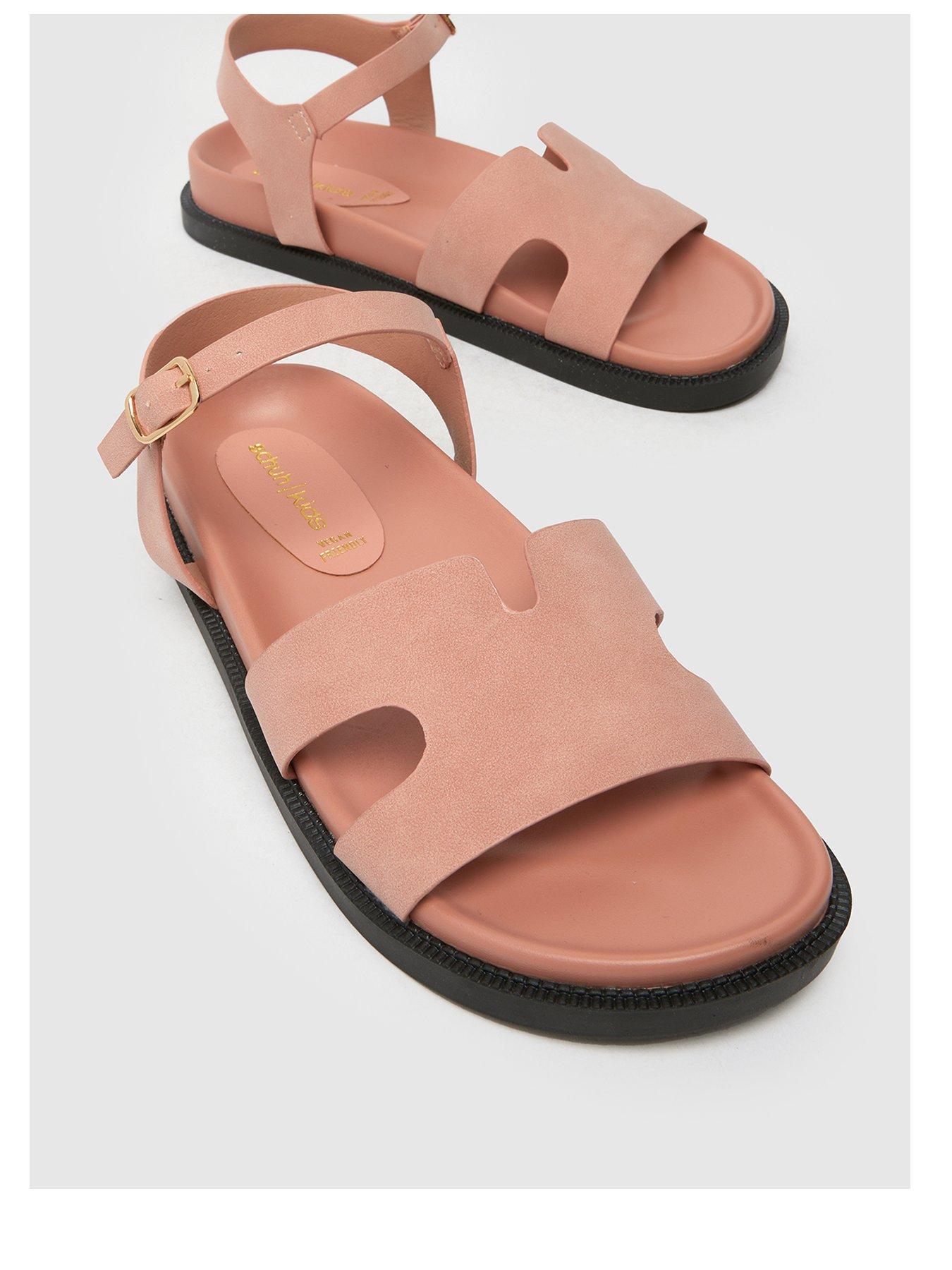 Image 3 of 4 of Schuh Youth Tippi Footbed Sandals - Pink