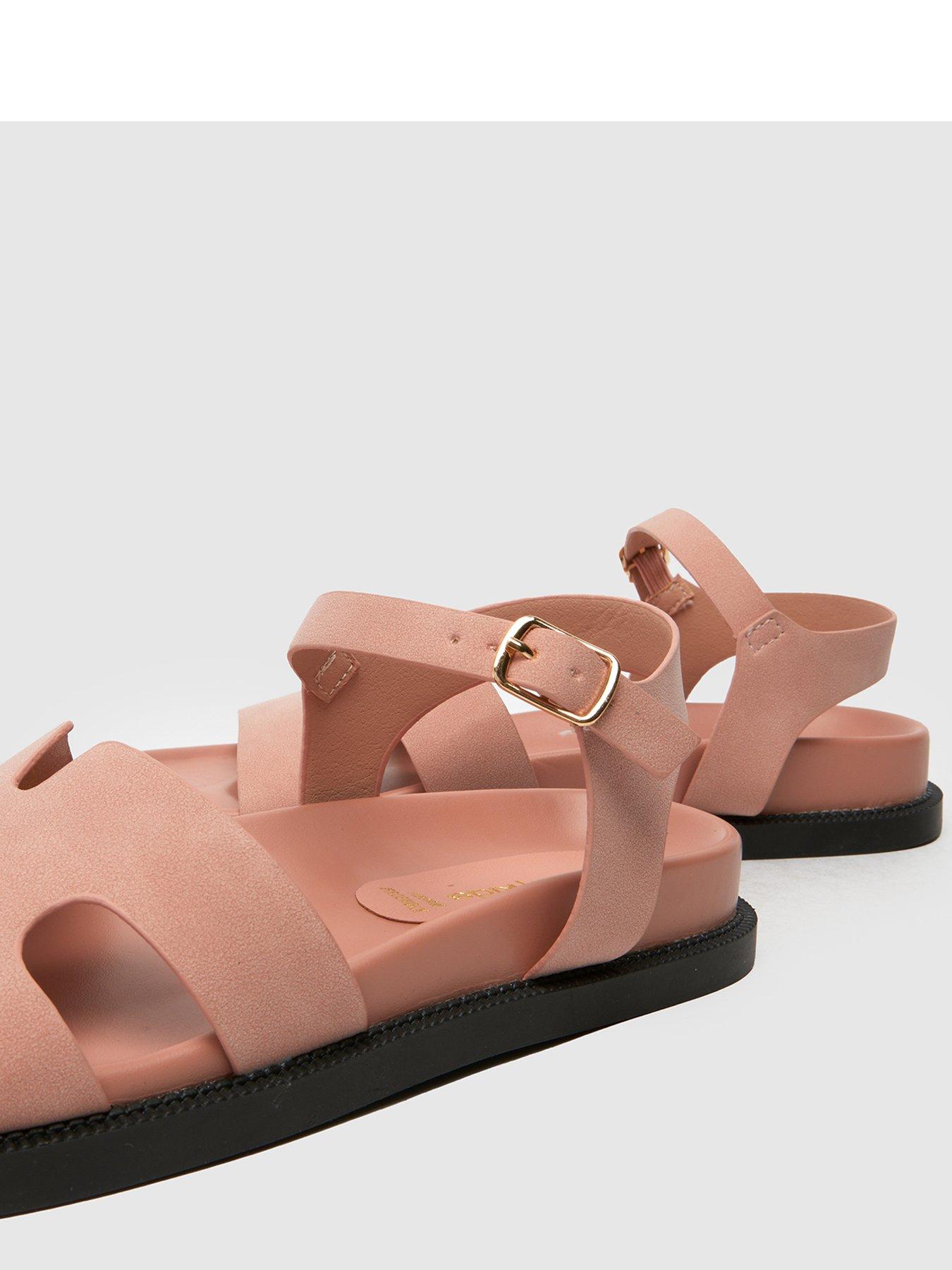 Image 4 of 4 of Schuh Youth Tippi Footbed Sandals - Pink