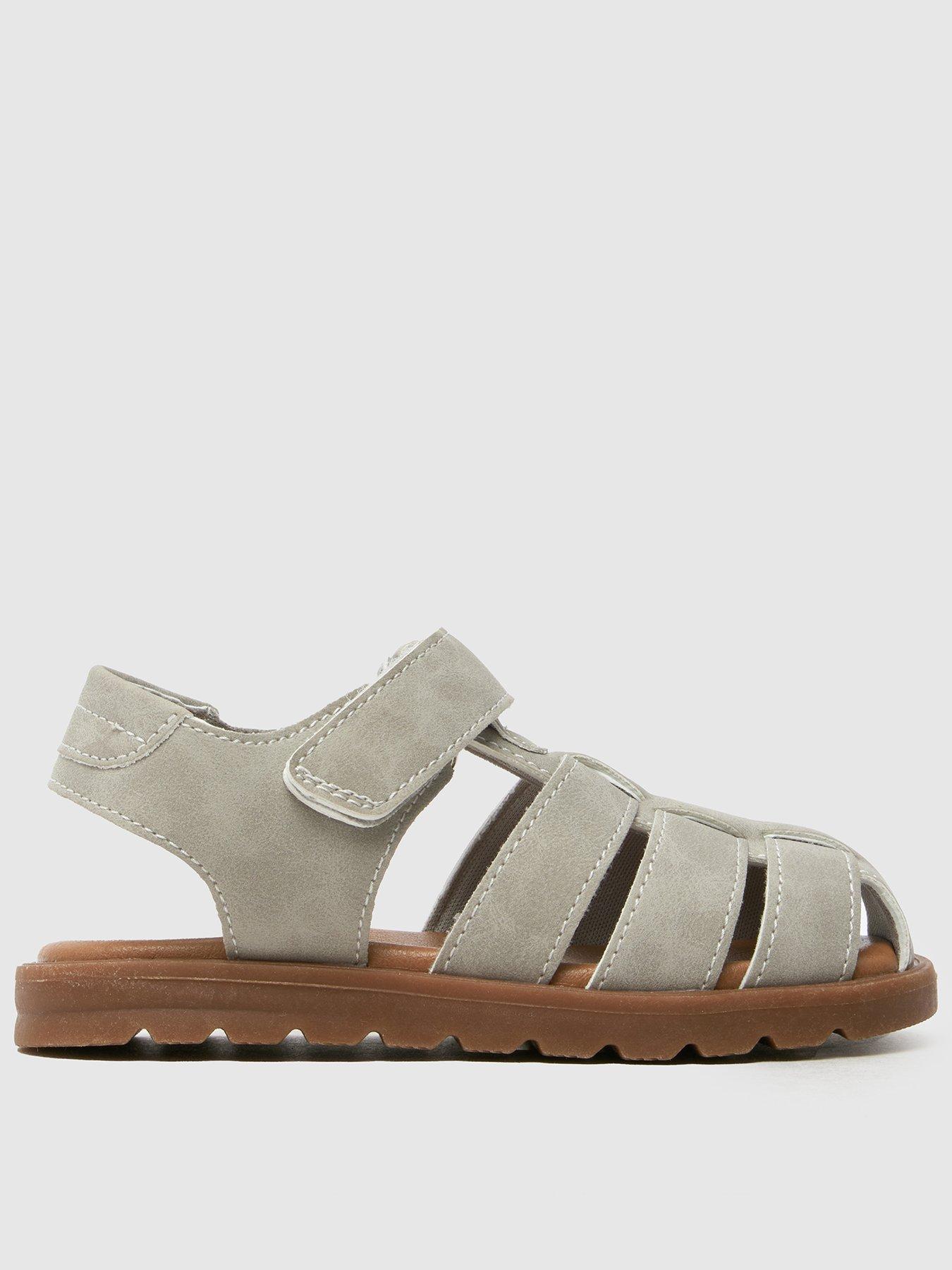 Schuh Toddler Titus Fisherman Walking Sandals - Grey