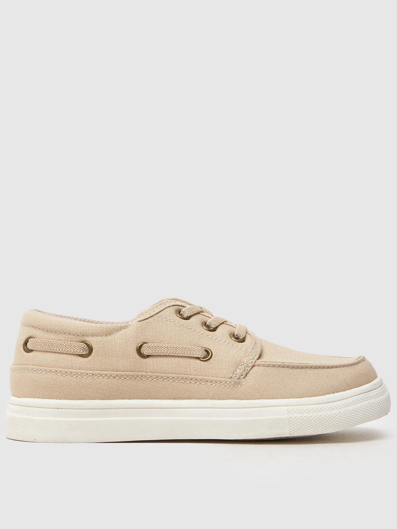 Image of Schuh Junior Lando Canvas White Sole - Beige