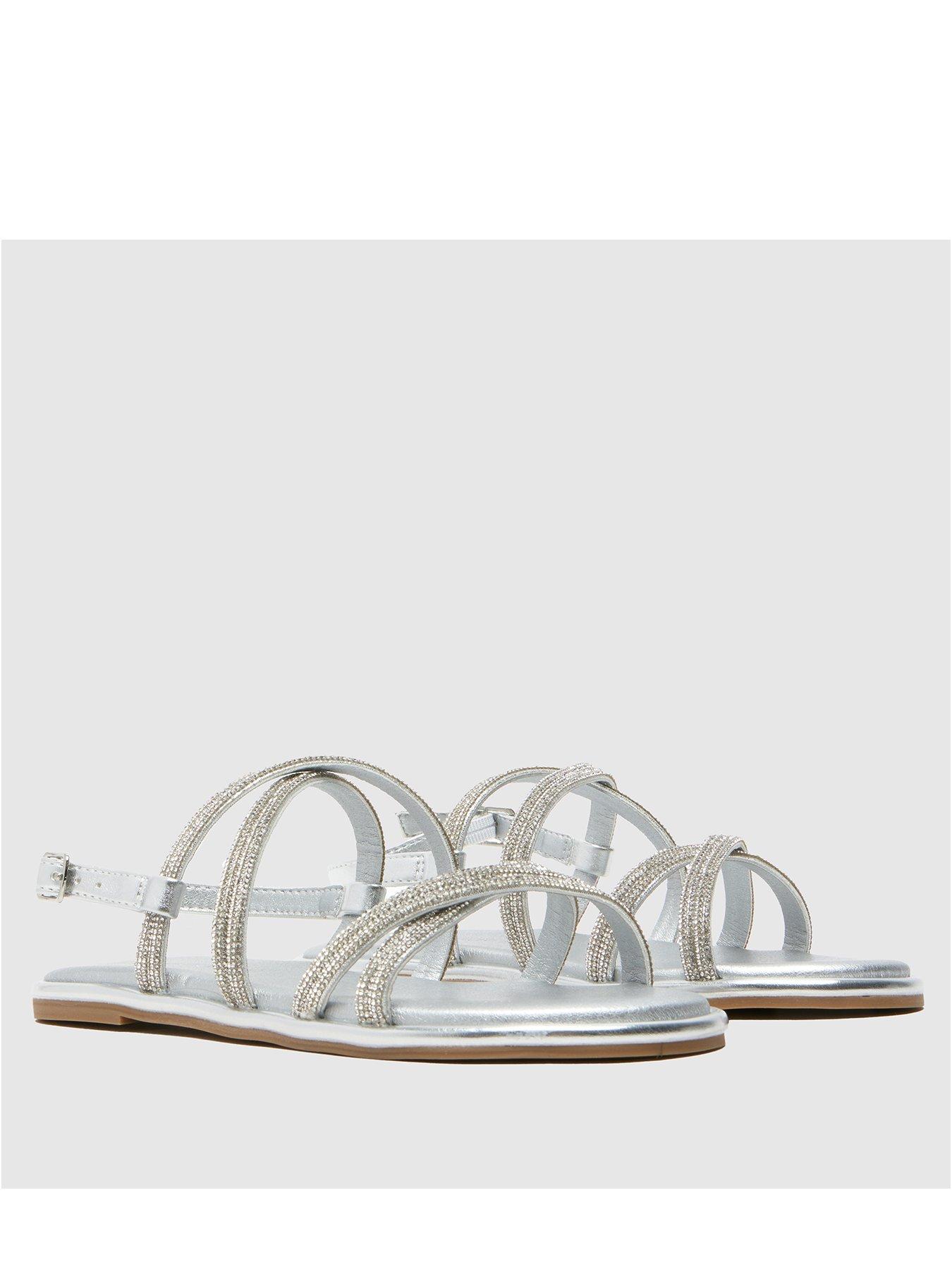 schuh-junior-tevy-embellished-sandals-silverstillFront