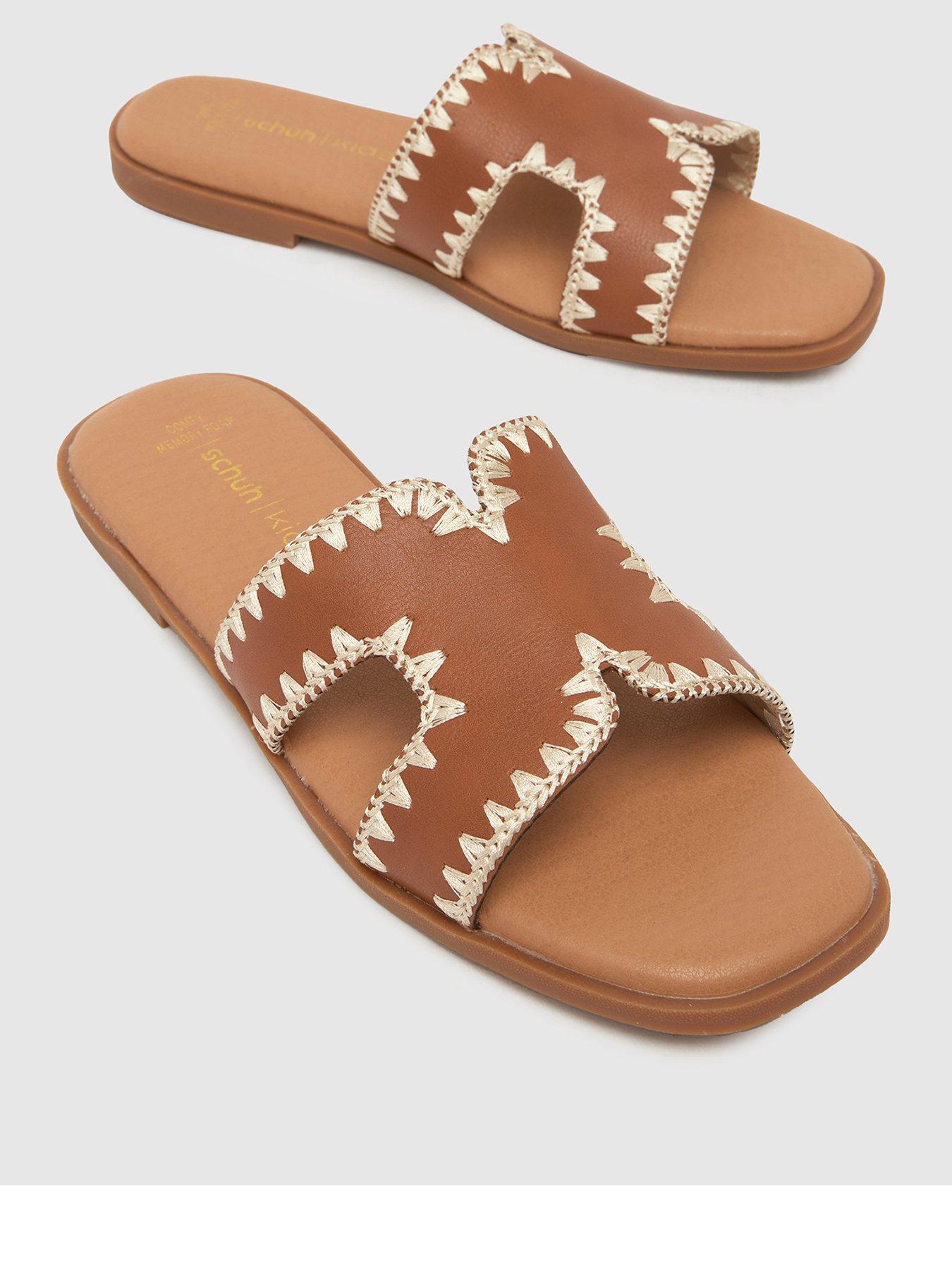 Image 3 of 4 of Schuh Taken Youth Mule Sandals - Brown
