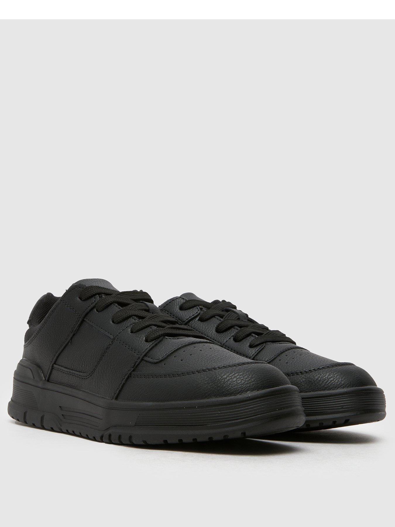 Image 2 of 4 of Schuh Machinery Youth Lace Trainer - Black