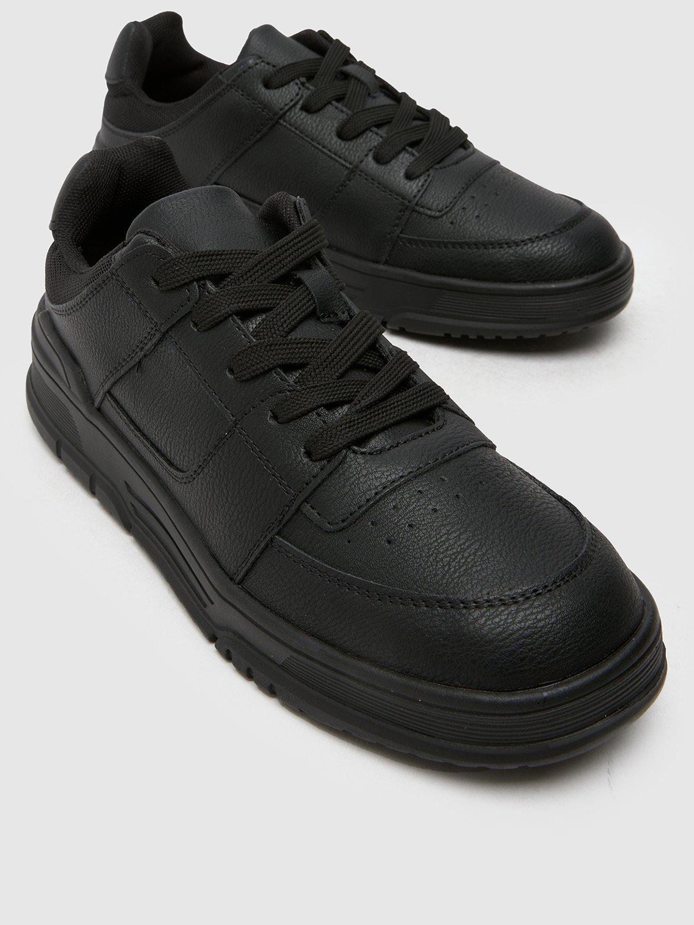 Image 3 of 4 of Schuh Machinery Youth Lace Trainer - Black