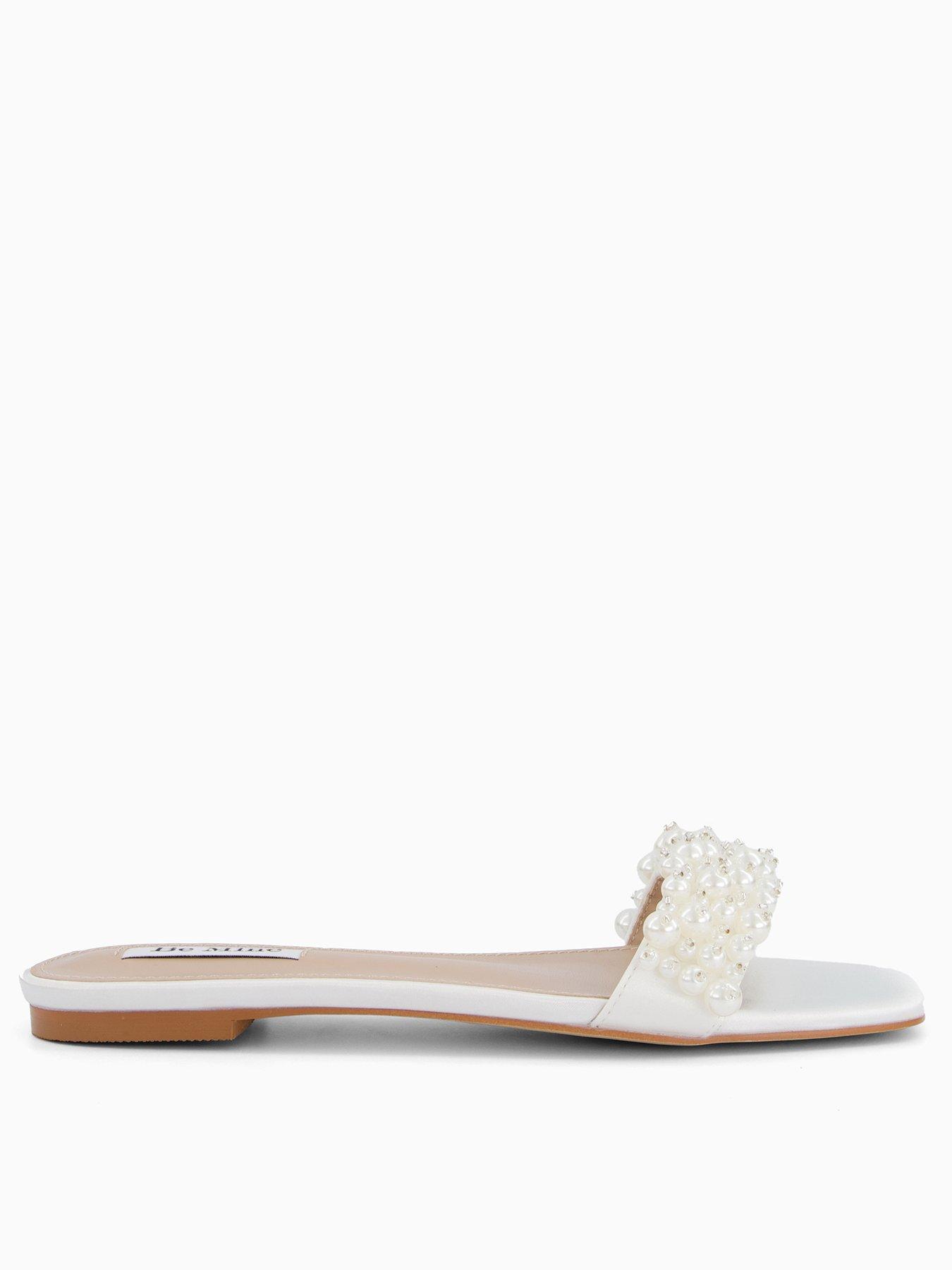 Raid Kiely Pearl Flat Sandals - White