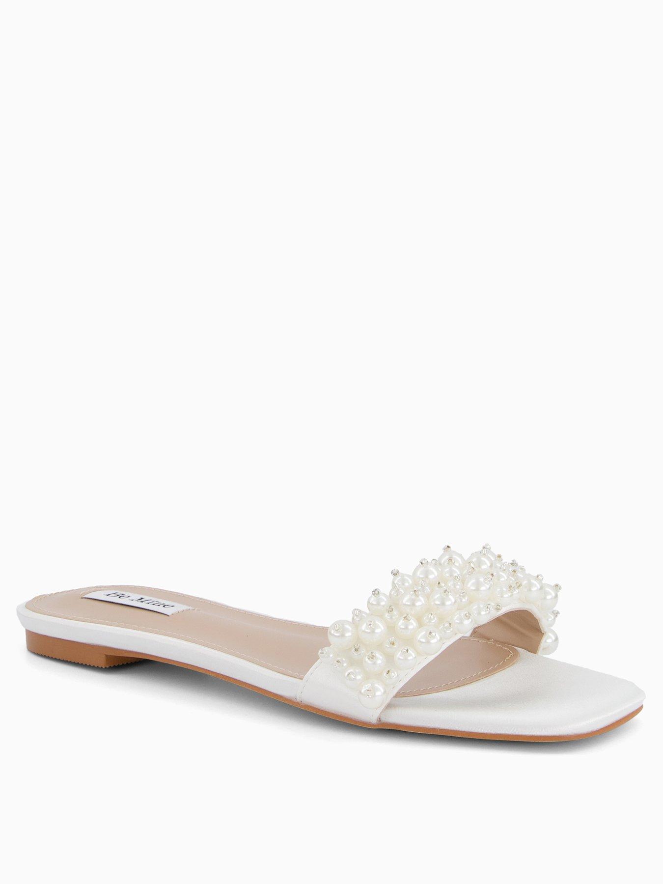 raid-kiely-pearl-flat-sandals-whitestillFront