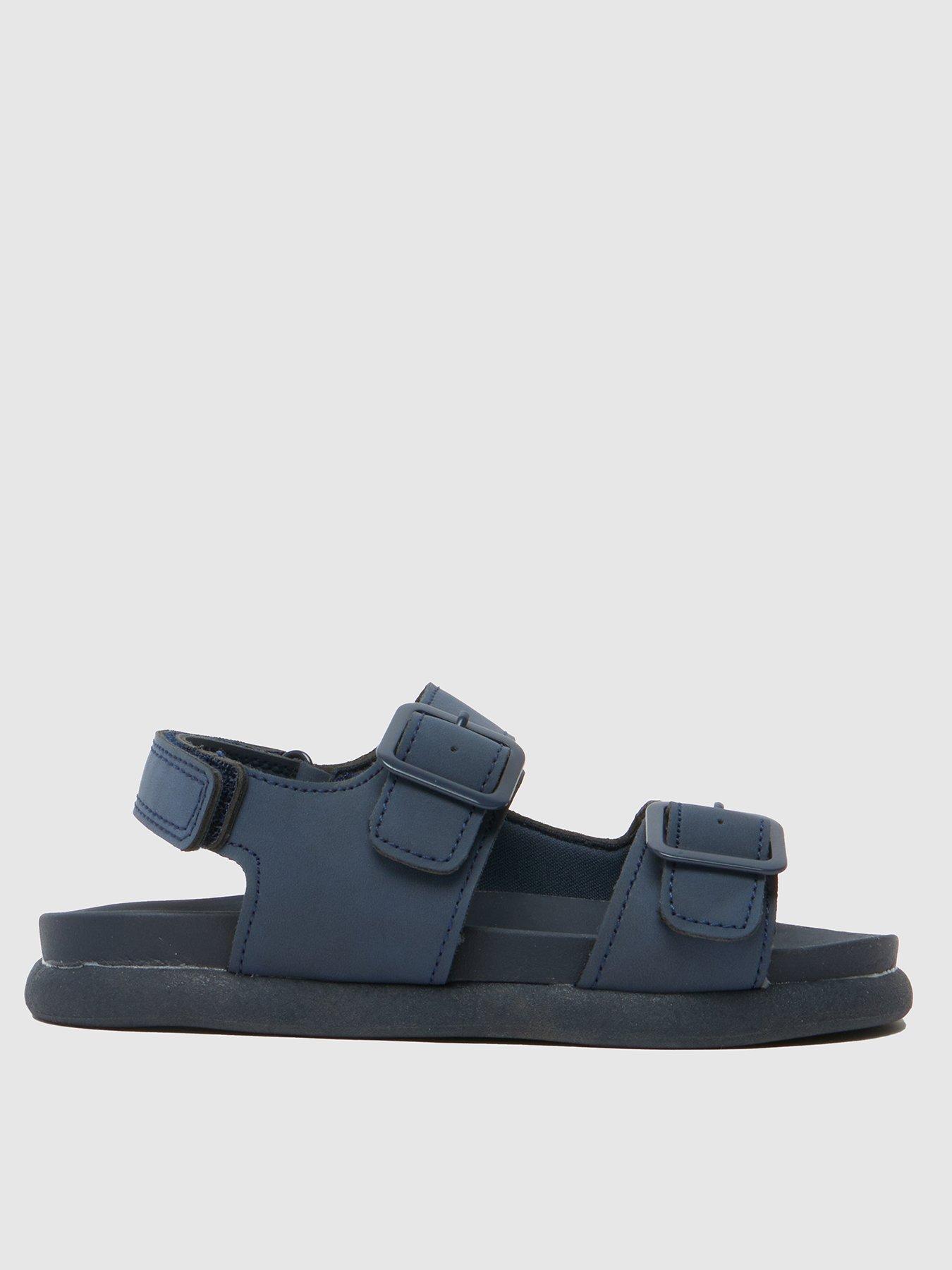 schuh-junior-thiago-footbed-sandal-navy