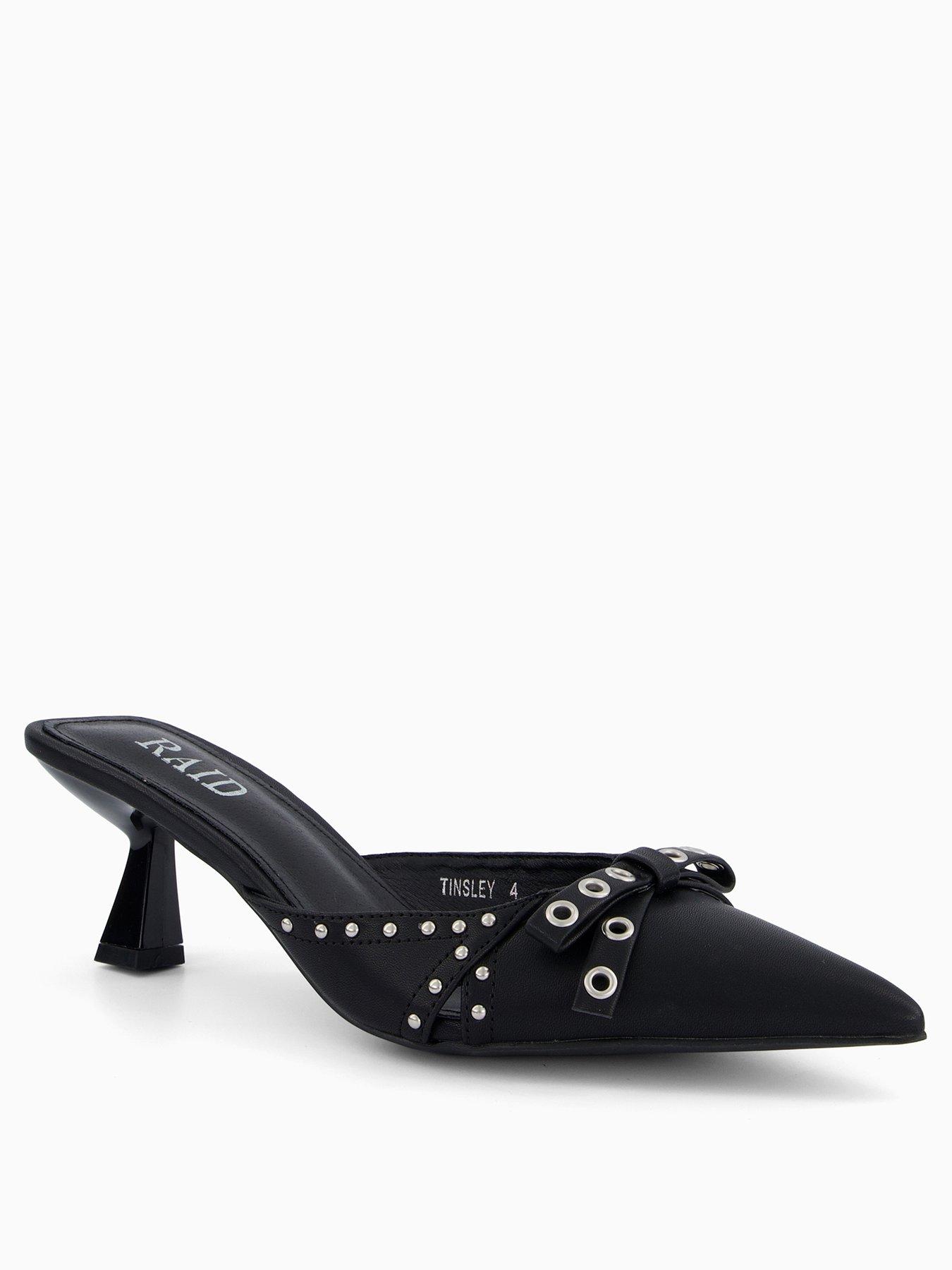 Image 2 of 7 of Raid Tinsley Hardware Pointed Mule - Black