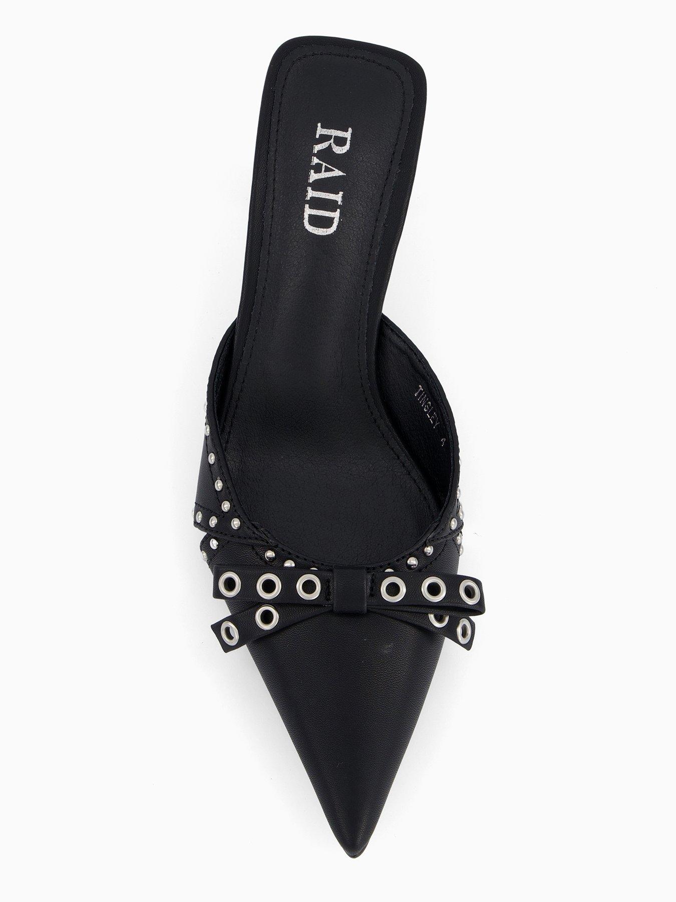 Image 3 of 7 of Raid Tinsley Hardware Pointed Mule - Black