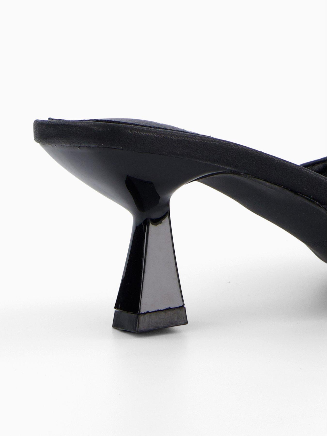Image 6 of 7 of Raid Tinsley Hardware Pointed Mule - Black