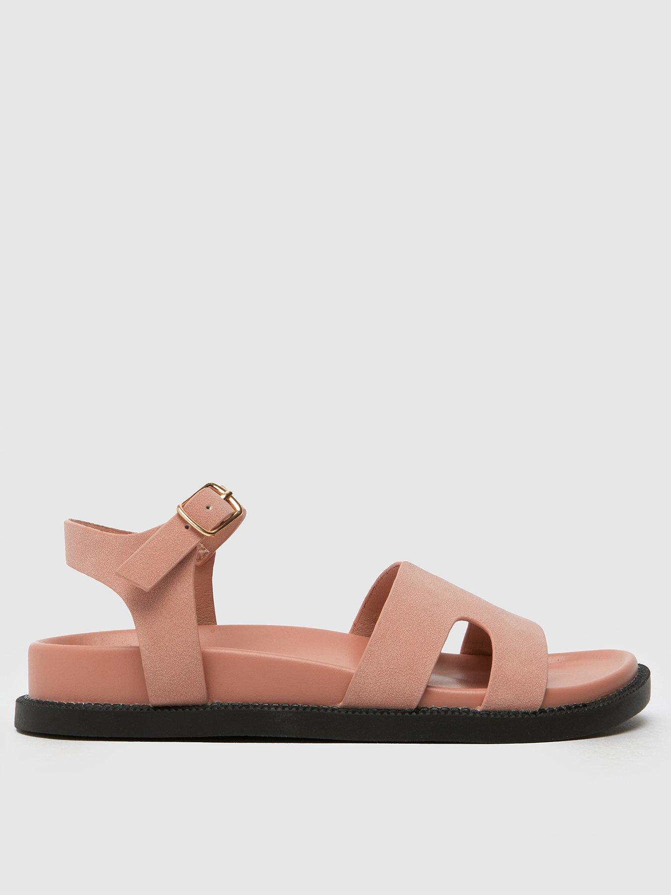 Image 1 of 4 of Schuh Junior Tippi Footbed Sandals - Pink