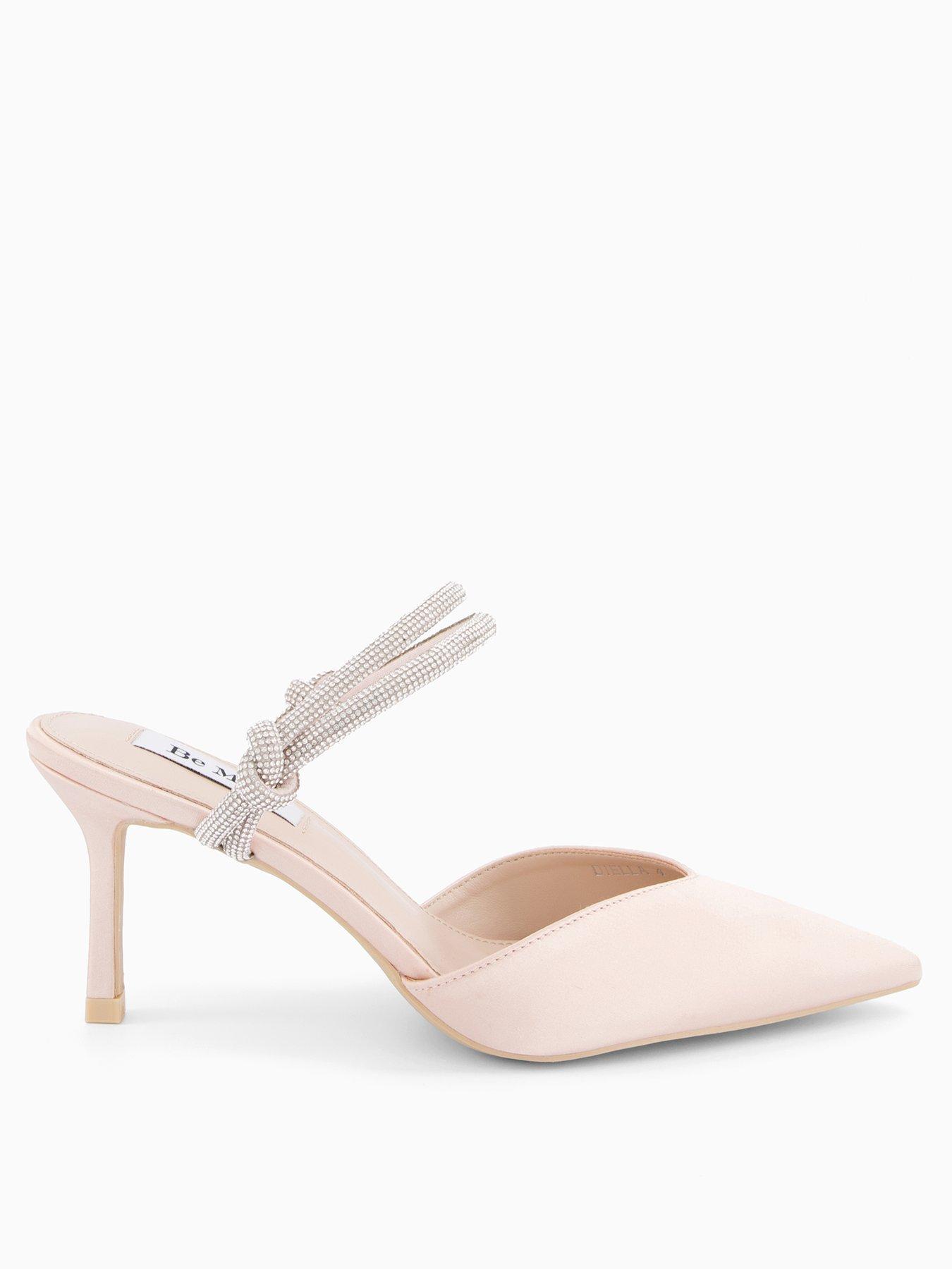 Raid Diella Embellished Strap Heeled Shoes - Light Pink | Very Ireland