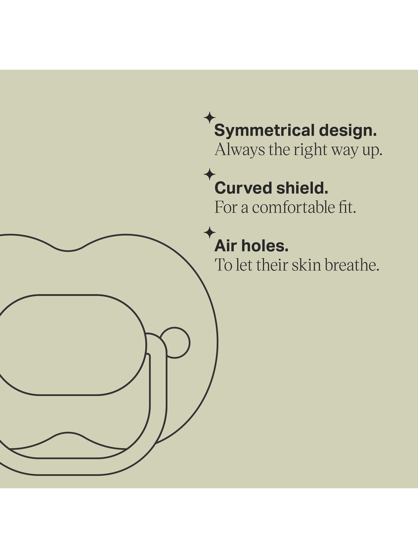 Image 4 of 6 of Tommee Tippee 6X 0-6M Anytime Soother 1