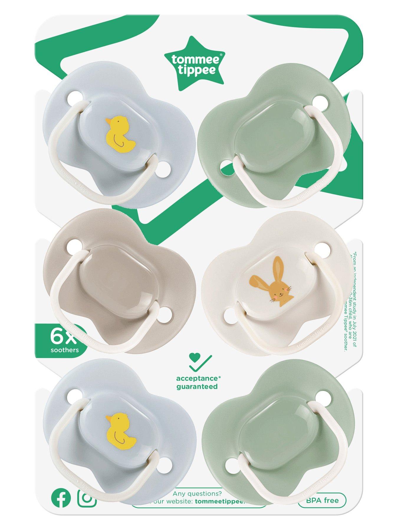 Image 6 of 6 of Tommee Tippee 6X 6-18M Anytime Soothers