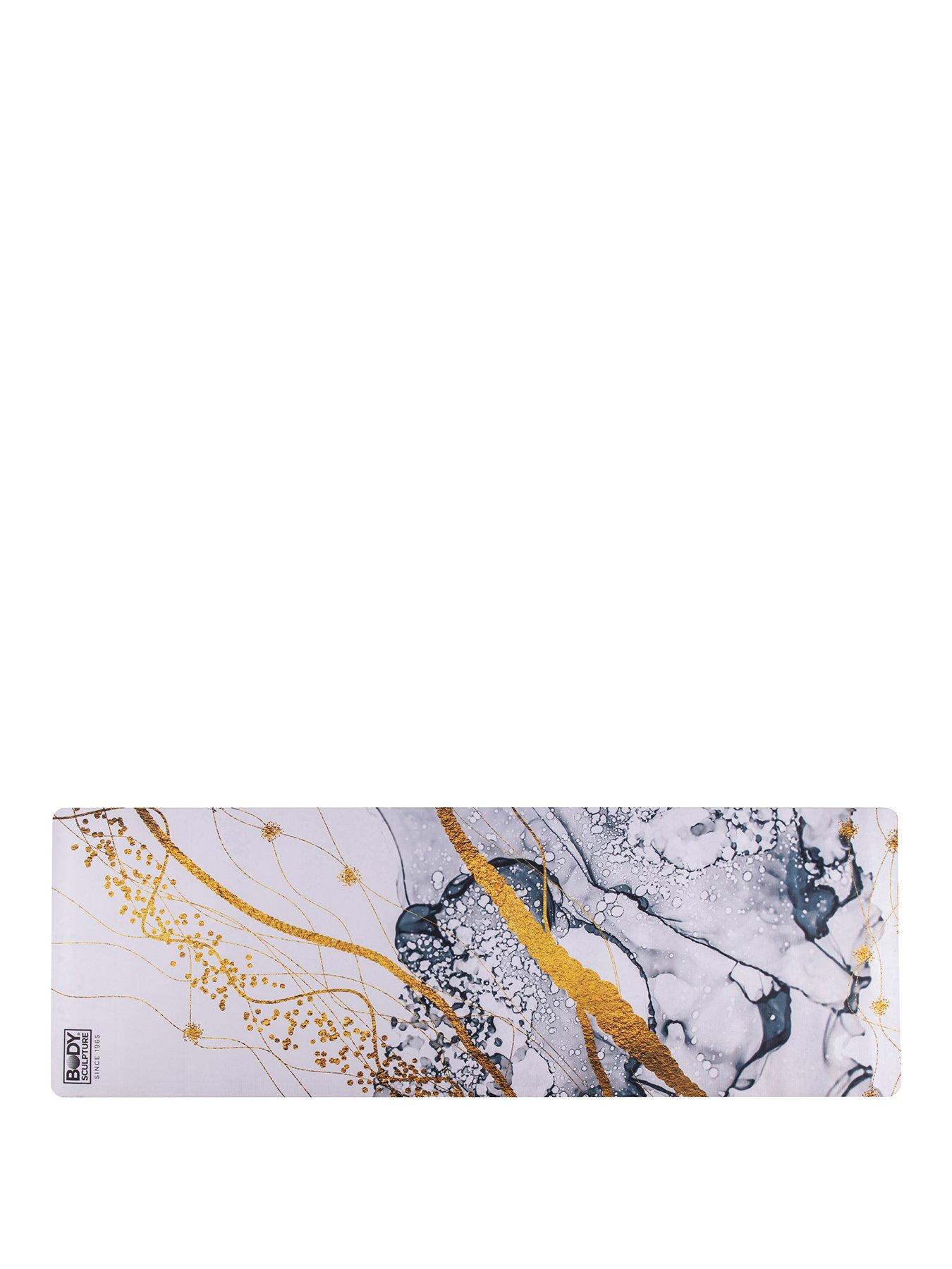Image 1 of 6 of Body Sculpture Body Sculpture Large Suede TPE Yoga/Exercise Mat - Marble