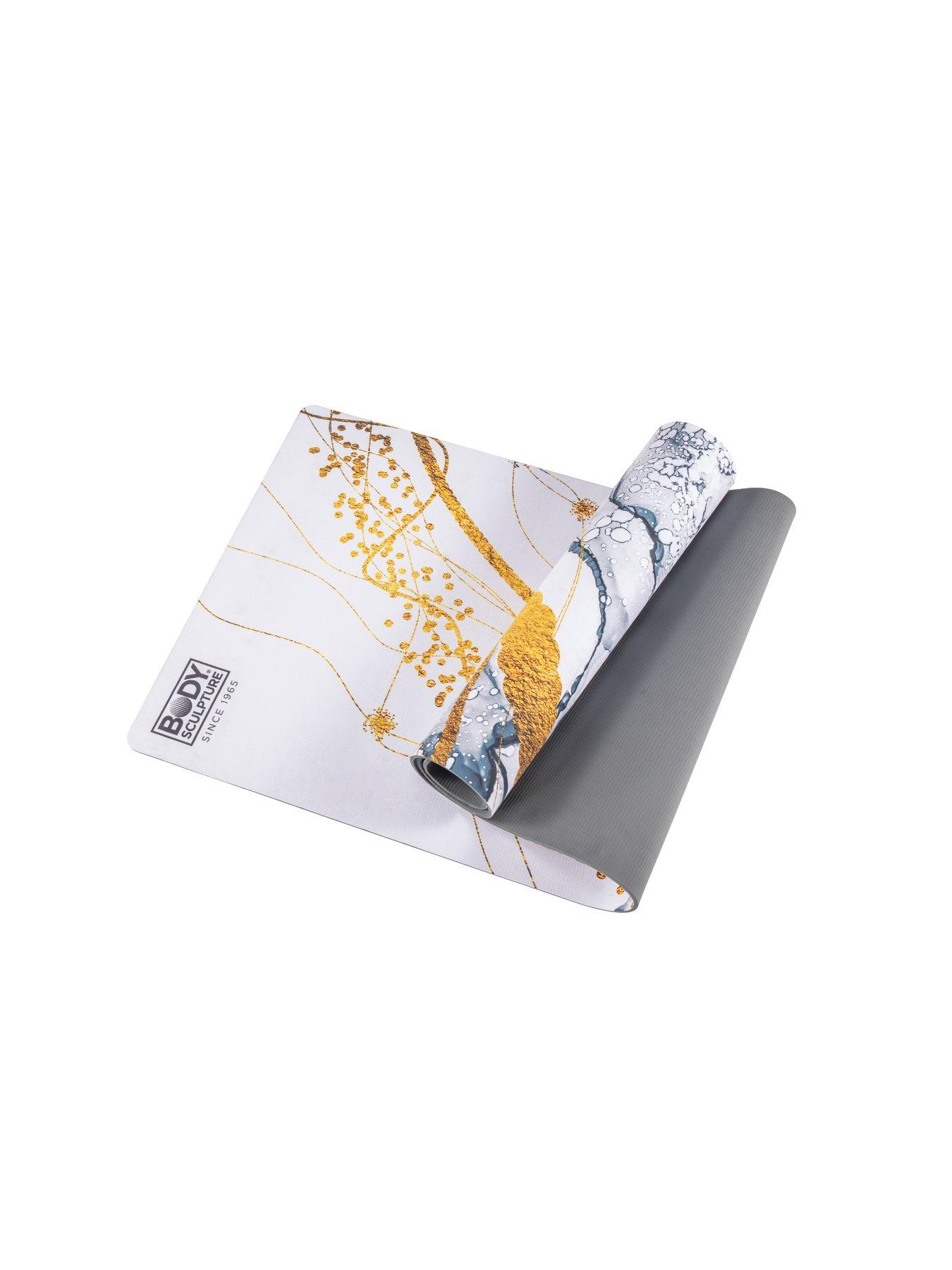 Image 4 of 6 of Body Sculpture Body Sculpture Large Suede TPE Yoga/Exercise Mat - Marble