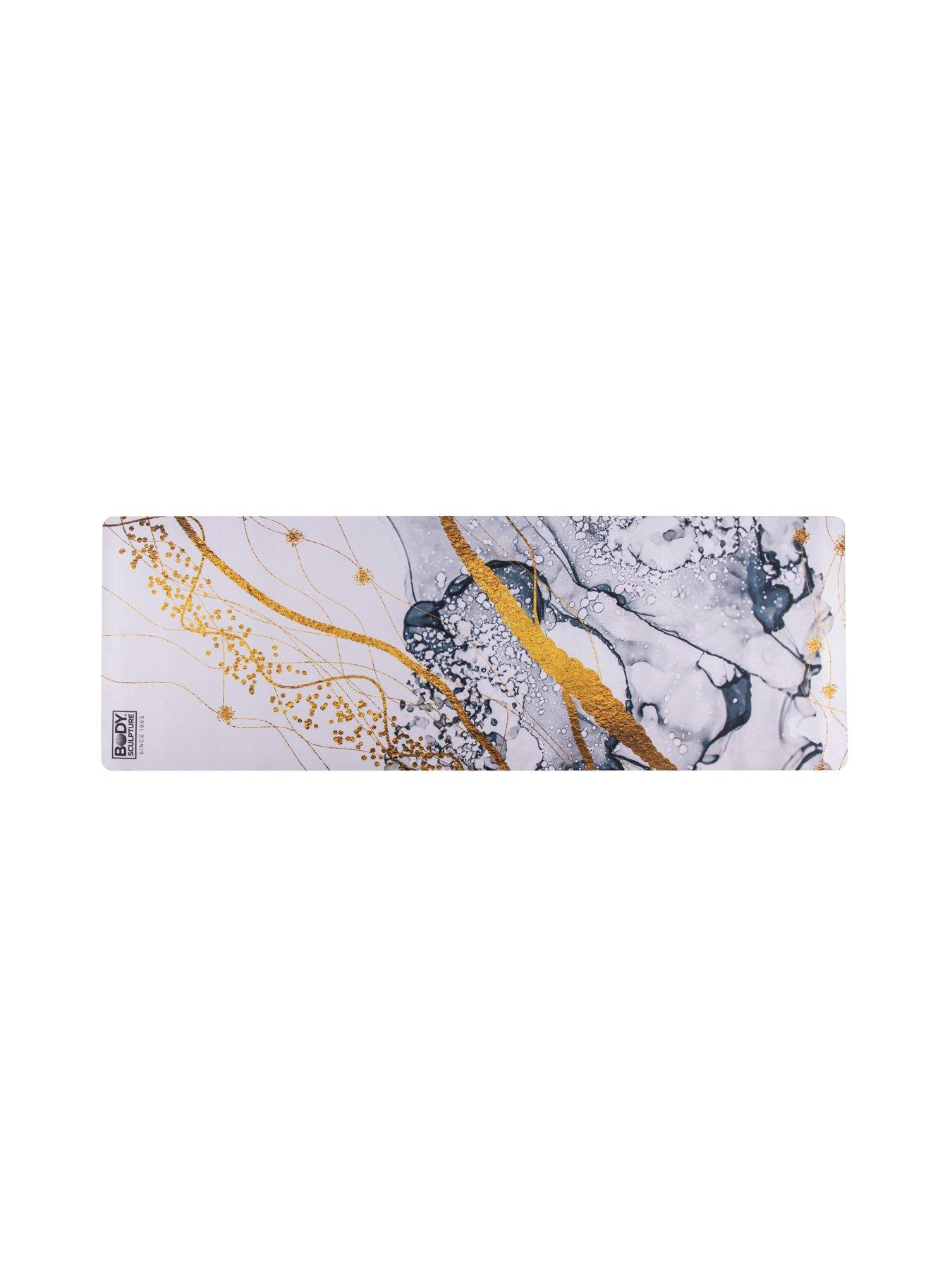 Image 5 of 6 of Body Sculpture Body Sculpture Large Suede TPE Yoga/Exercise Mat - Marble