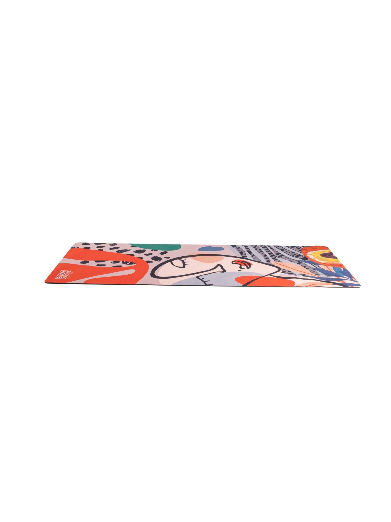Image 5 of 5 of Body Sculpture Large Suede TPE Yoga/Exercise Mat - Abstract