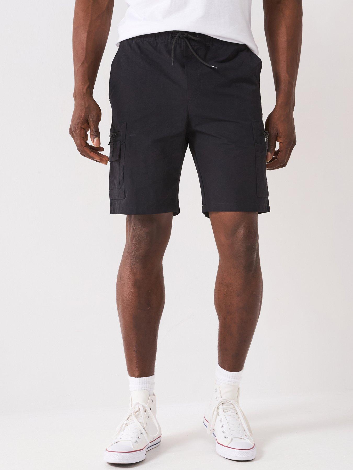 Jack & Jones Jaiden Marcher Cargo Shorts - Black