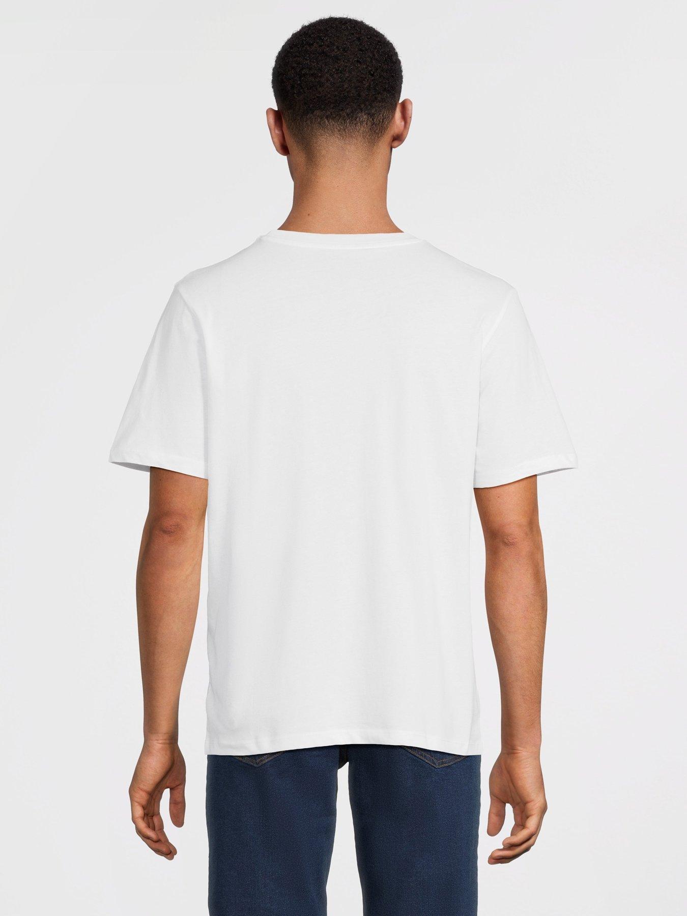 Image 3 of 7 of Jack & Jones Jortavira 3 Pack Scripted Short Sleeve T-Shirts - Multi Skyway