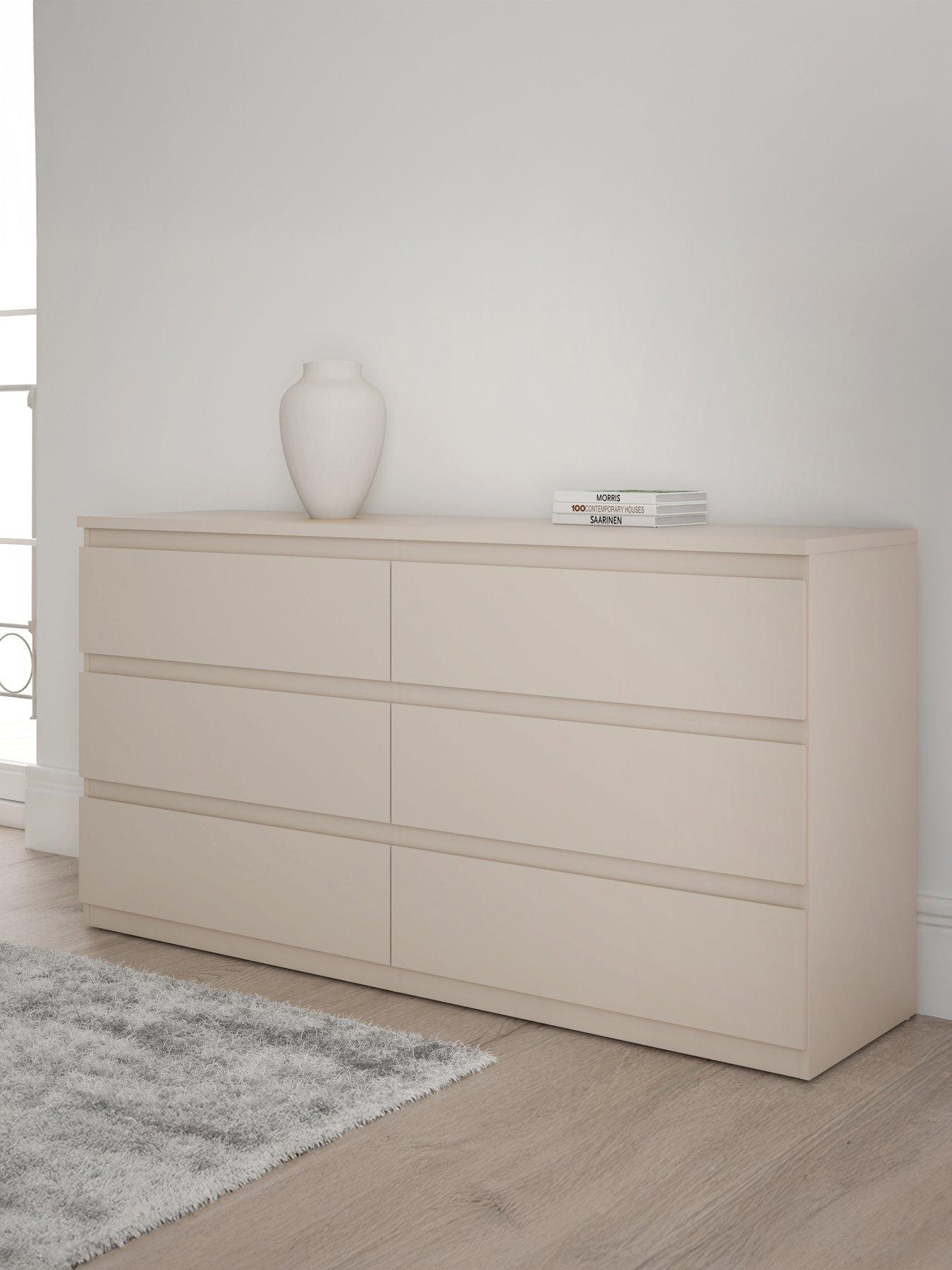 The Very Collection Lisson 6 Drawer Chest - Oatmeal - FSC® Certified