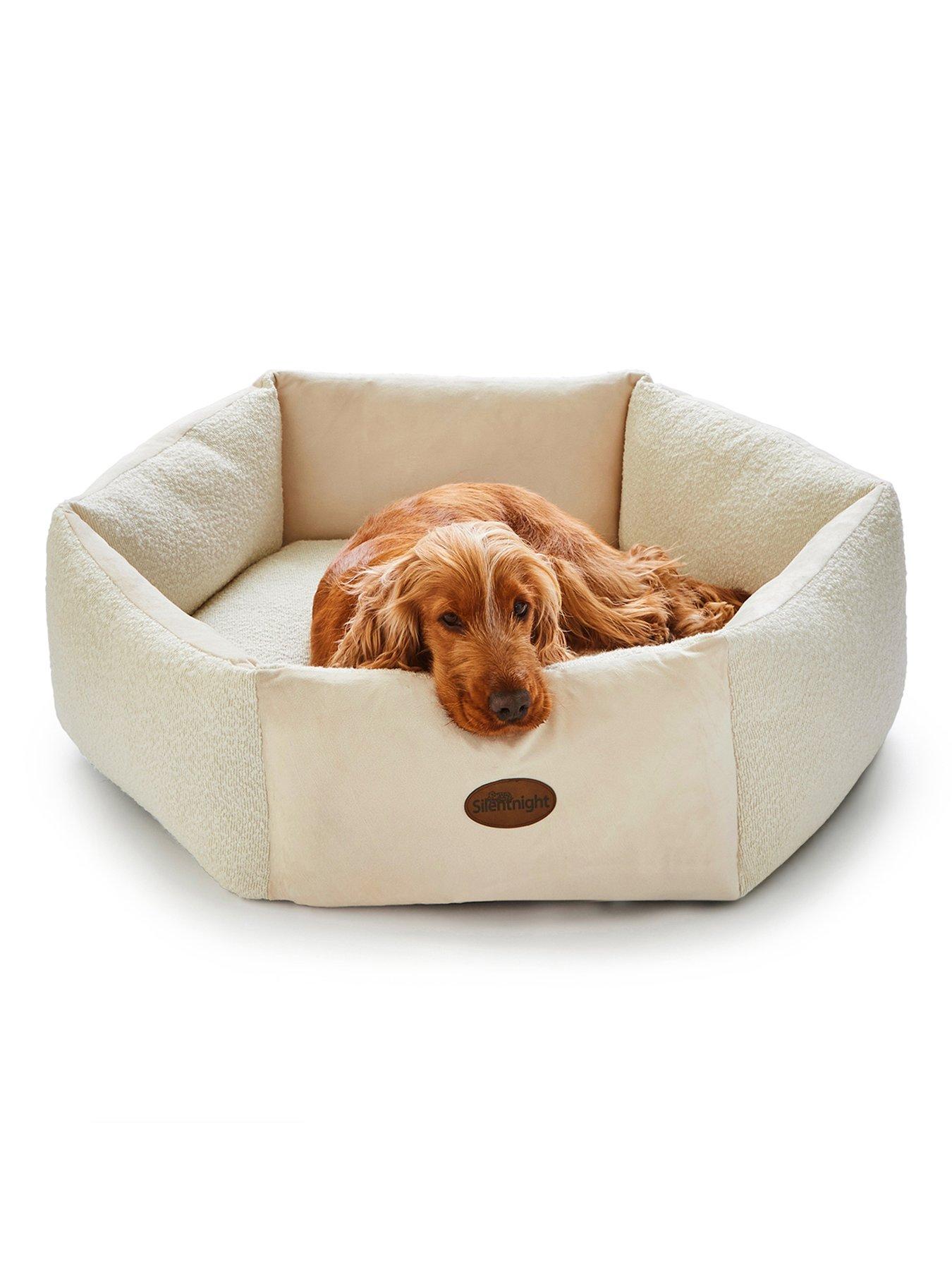 undefined Silentnight Deep Sleep Donut Boucle Pet Bed - Natural