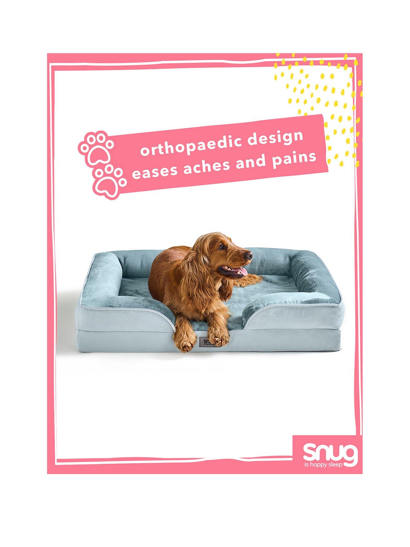 Image 2 of 7 of Snug Snug Orthopaedic Pet Bed - Blue