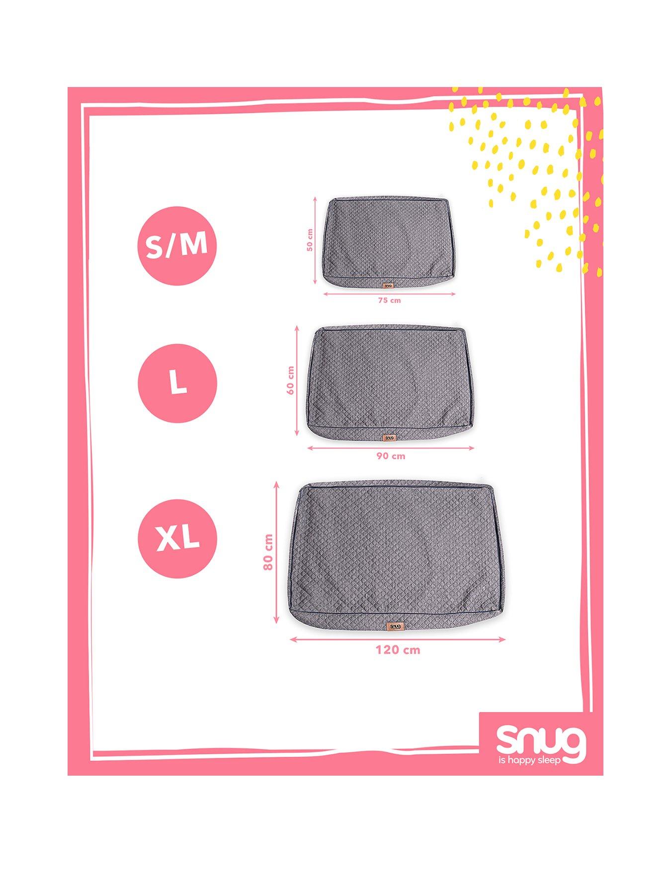 Image 2 of 6 of Snug Snug Furry Friends Replacement Pet Bed Cover - L
