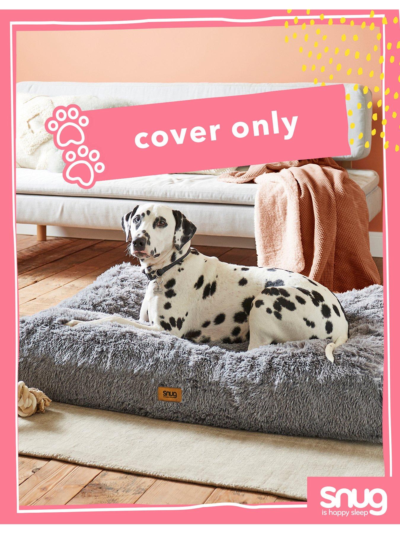 Image 1 of 6 of Snug Snug Furry Friends Super Fluffy Replacement Pet Bed Cover - L