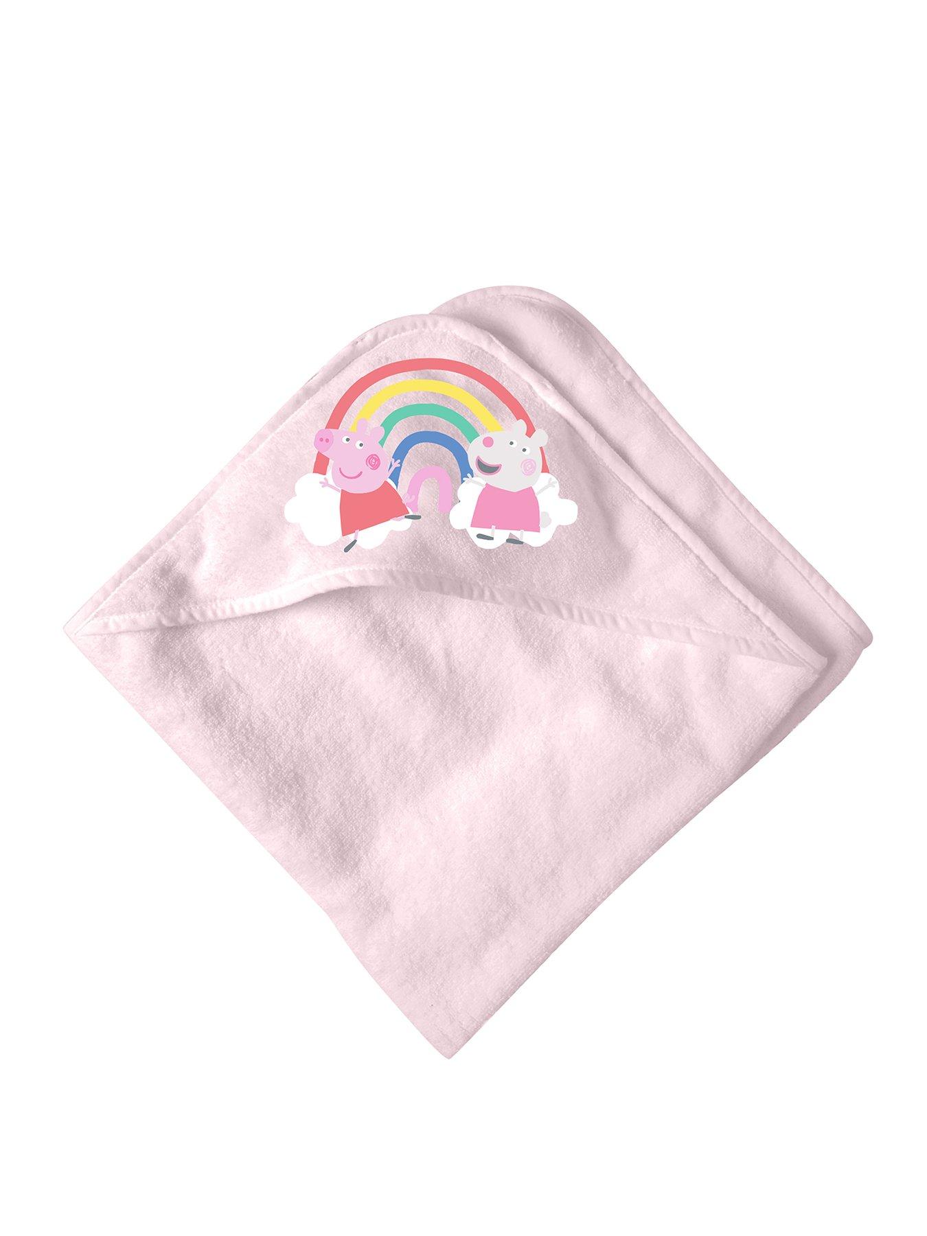 peppa-pig-lullabies-infant-hooded-towel-pinkstillFront