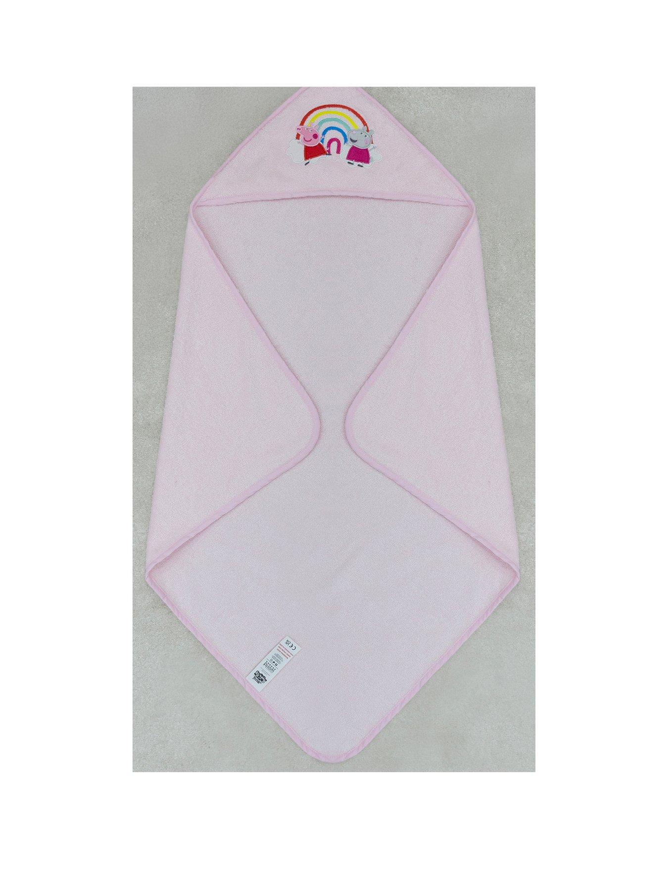 peppa-pig-lullabies-infant-hooded-towel-pinkback