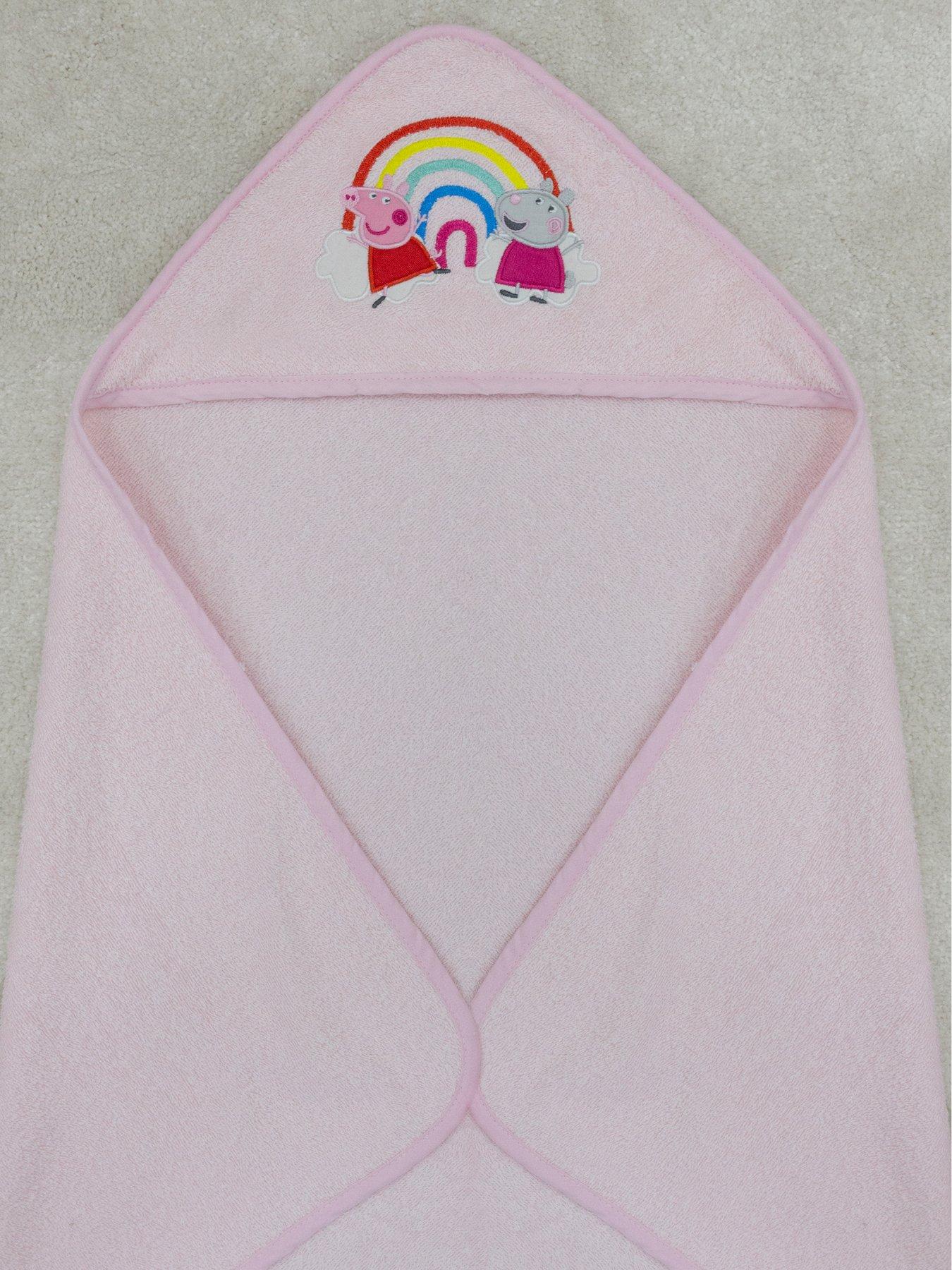 Image 4 of 5 of Peppa Pig Lullabies Infant Hooded Towel - Pink
