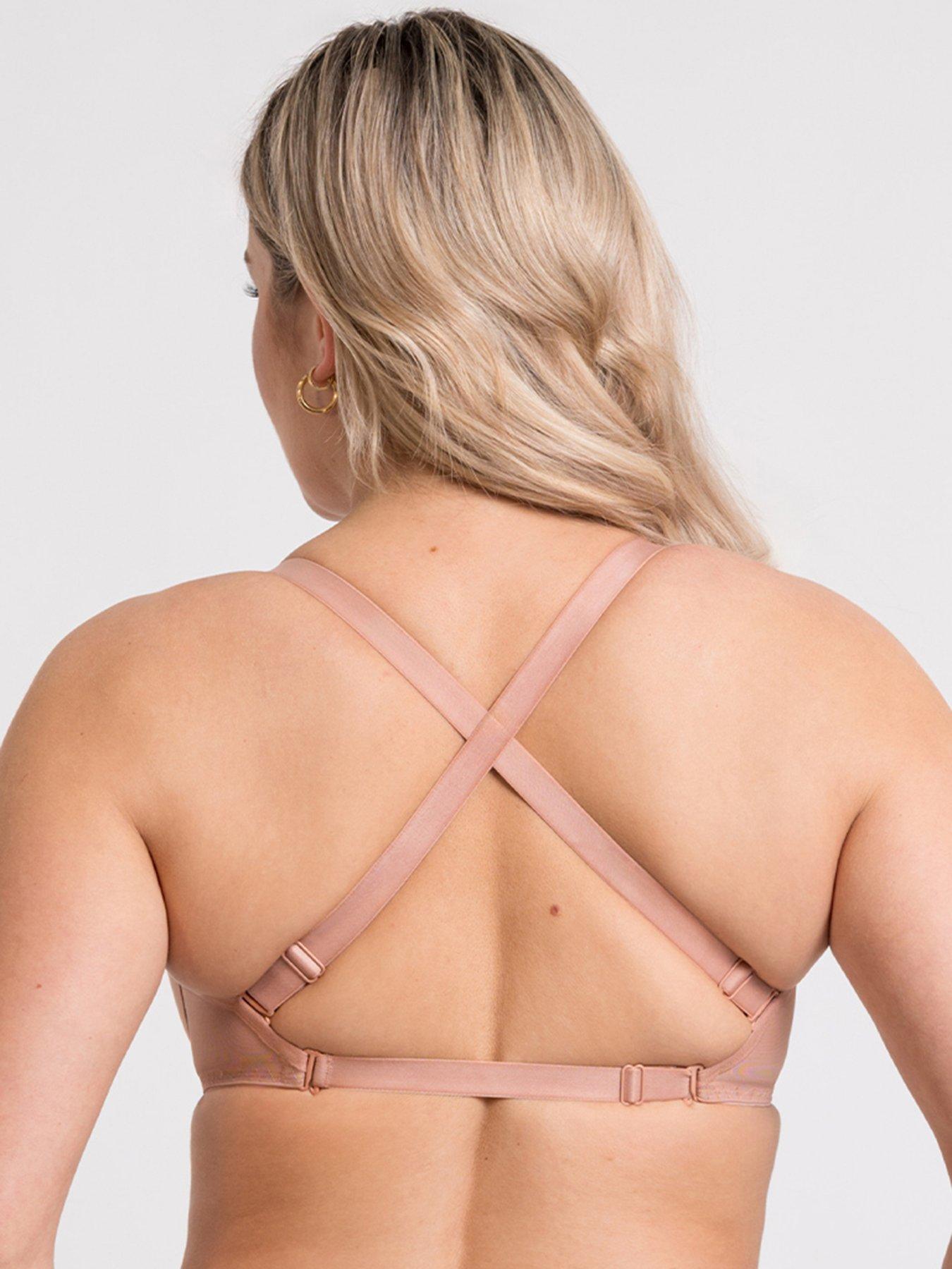 Image 3 of 6 of Curvy Kate Curvy Kate Superhero Multiway Padded Plunge Bra - Latte