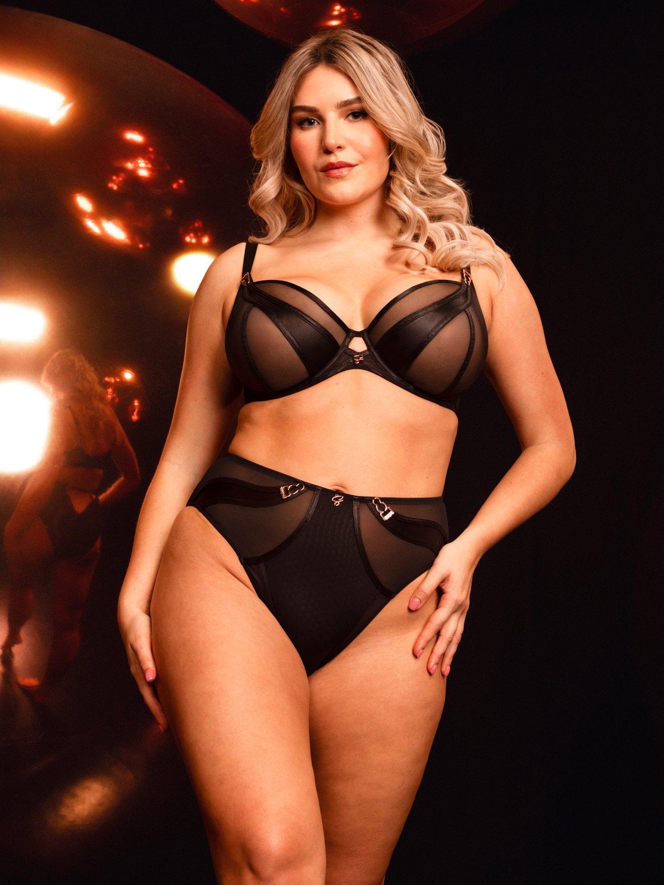 Image 6 of 6 of Curvy Kate Scantilly By Curvy Kate Suspense Plunge Bra - Black