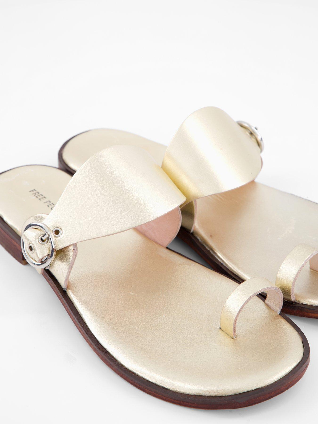 Image 5 of 7 of FREE PEOPLE Barcelona Slip On Sandal - Gold