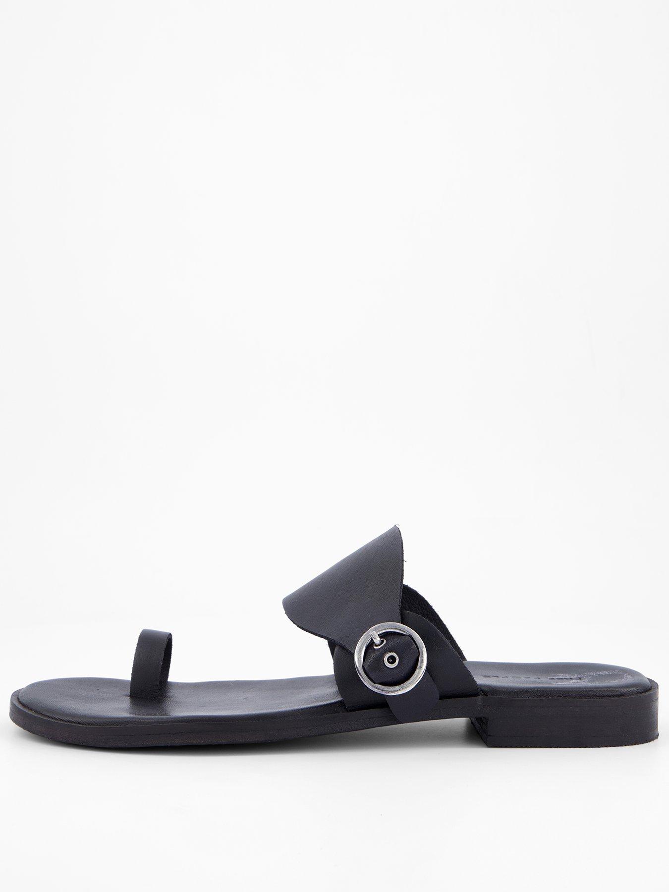 Image 1 of 7 of FREE PEOPLE Barcelona Slip On Sandal - Black