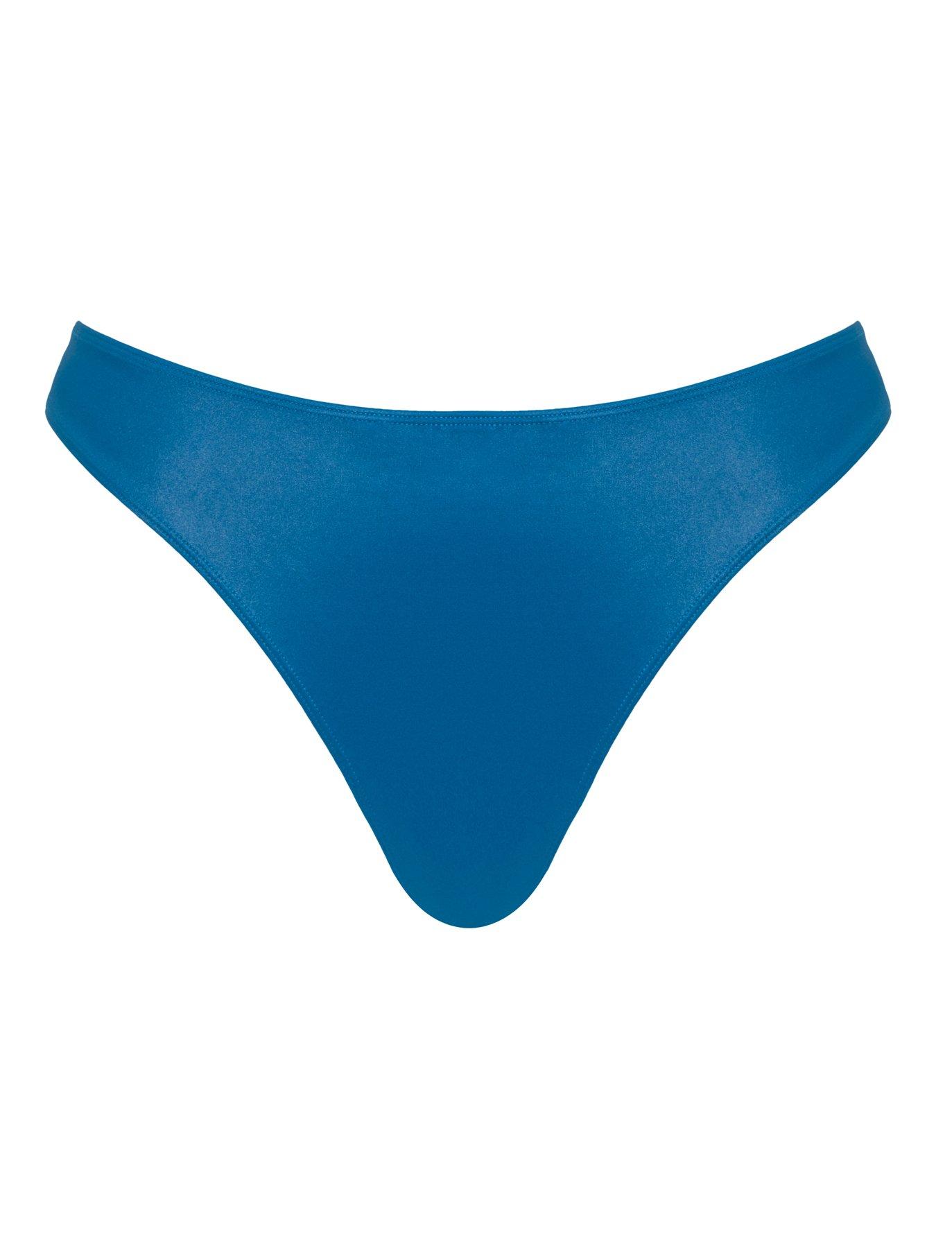 Image 4 of 4 of Curvy Kate Curvy Kate Lush Thong - Peacock Blue