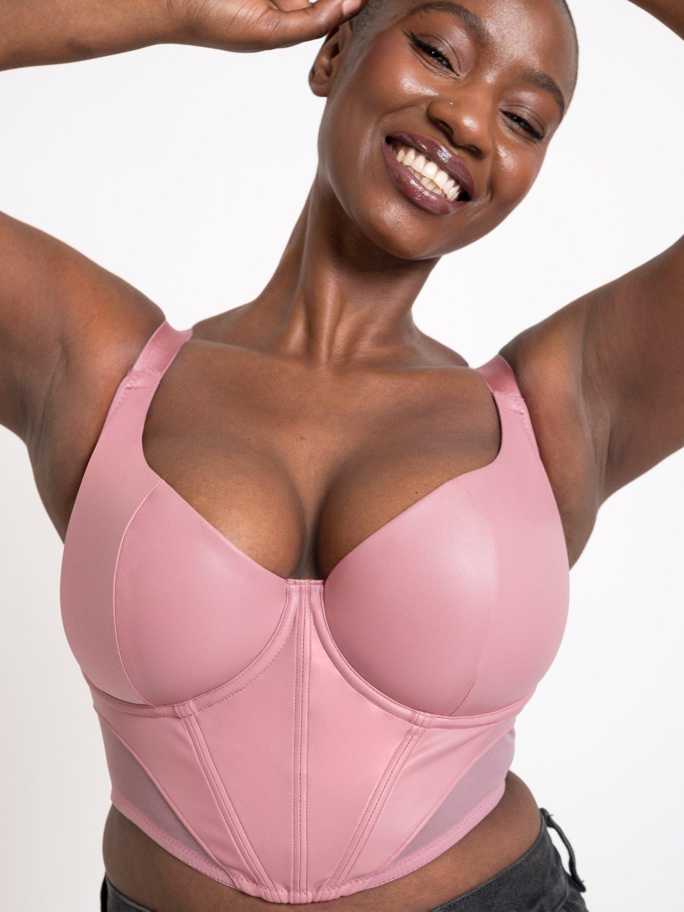 Curvy Kate Curvy Kate Storm Scooped Longline Balcony Bra - Dusky Rose