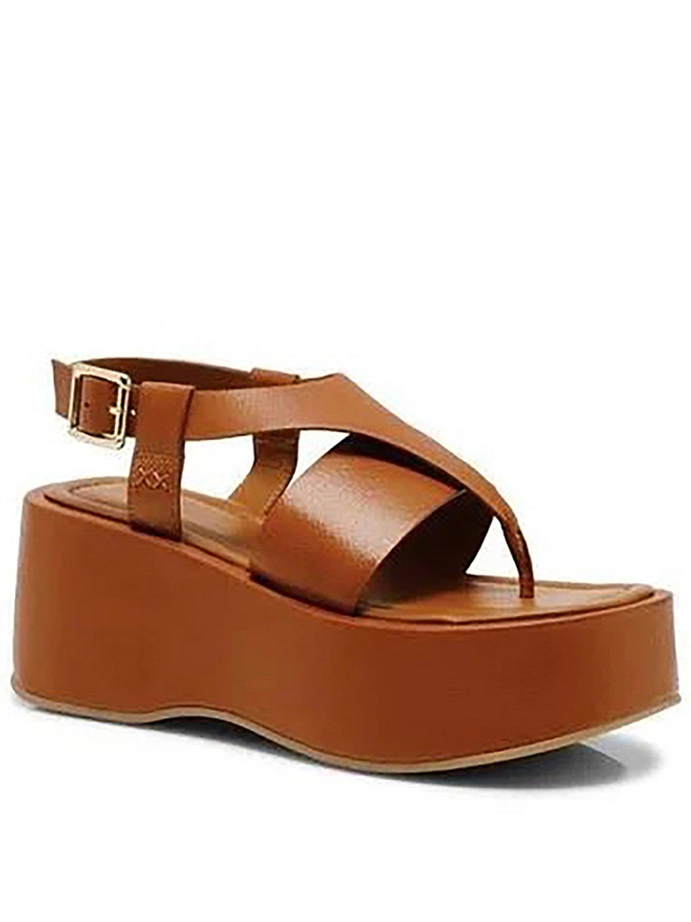 FREE PEOPLE Holt Flatform - Brown