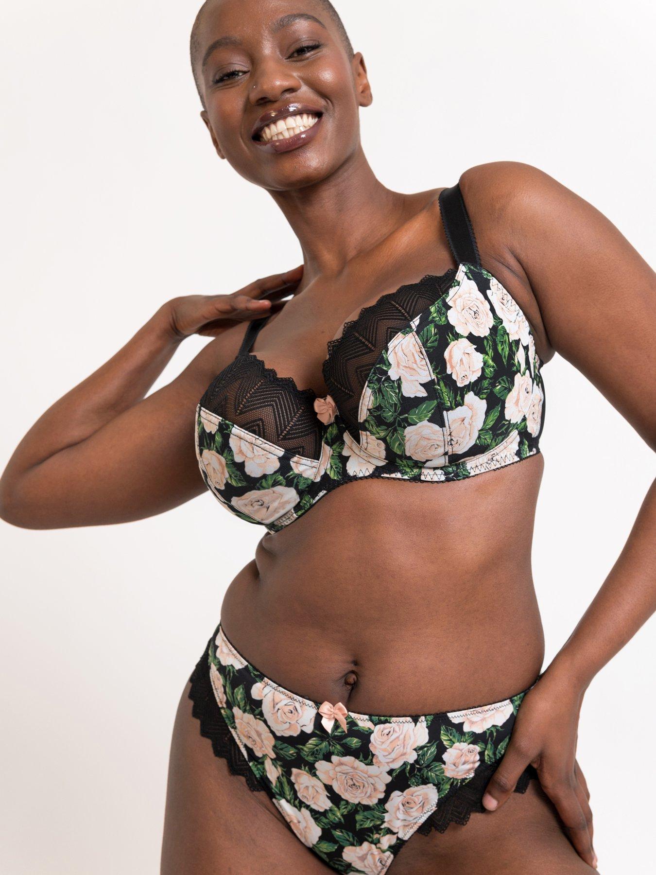 undefined Curvy Kate Wild One Balcony Bra - Floral Print