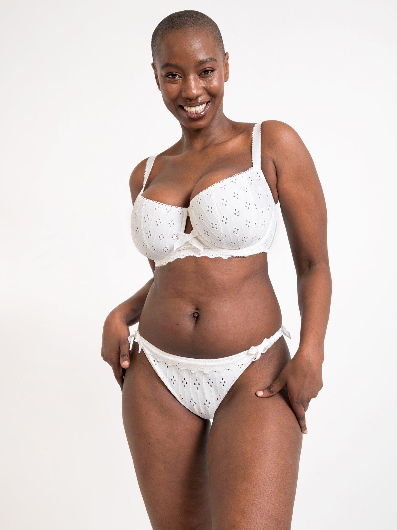 Image 1 of 6 of Curvy Kate Curvy Kate Flora Balcony Bra - White