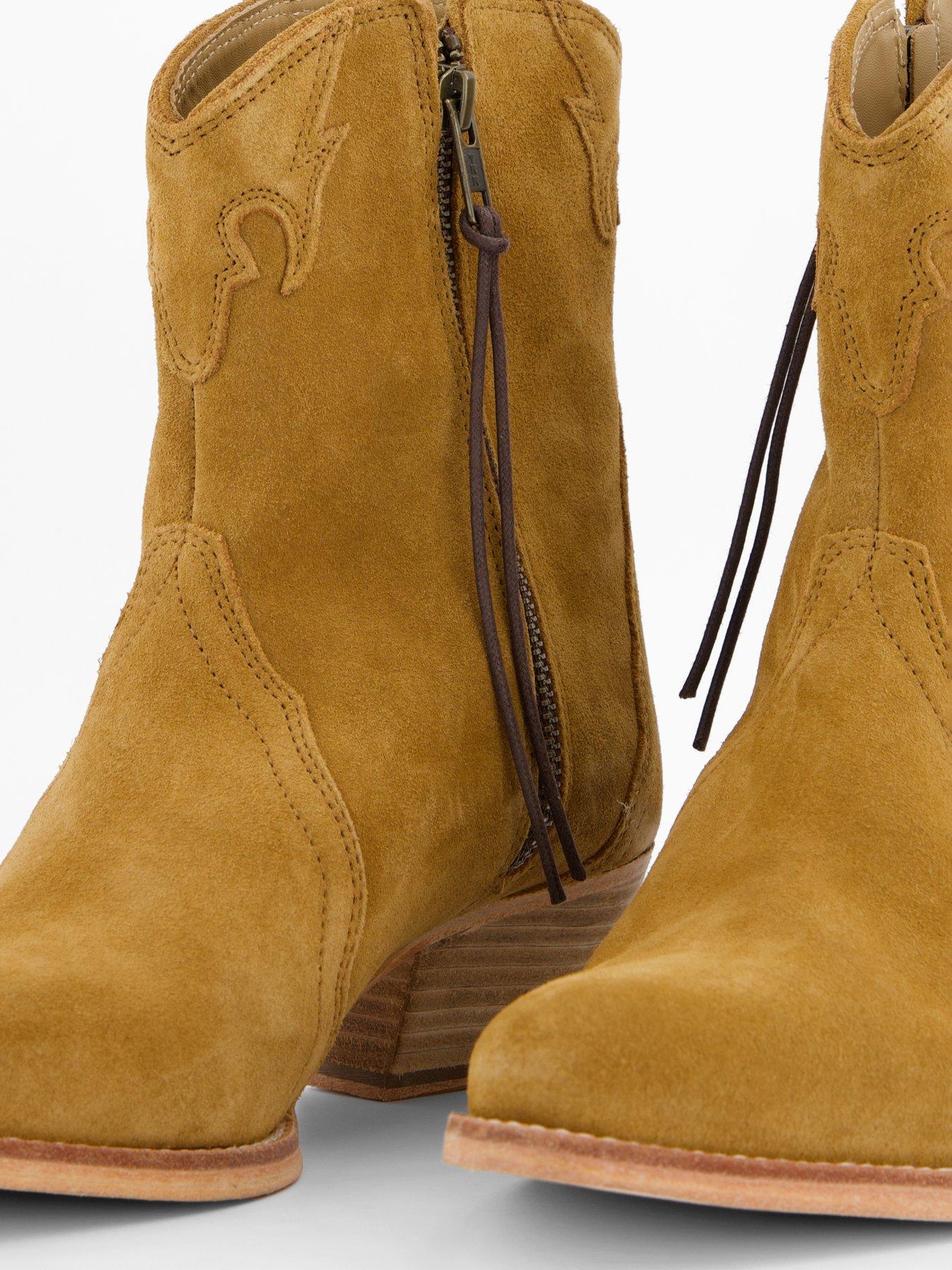 Image 6 of 7 of FREE PEOPLE New Frontier Western Boots - Brown